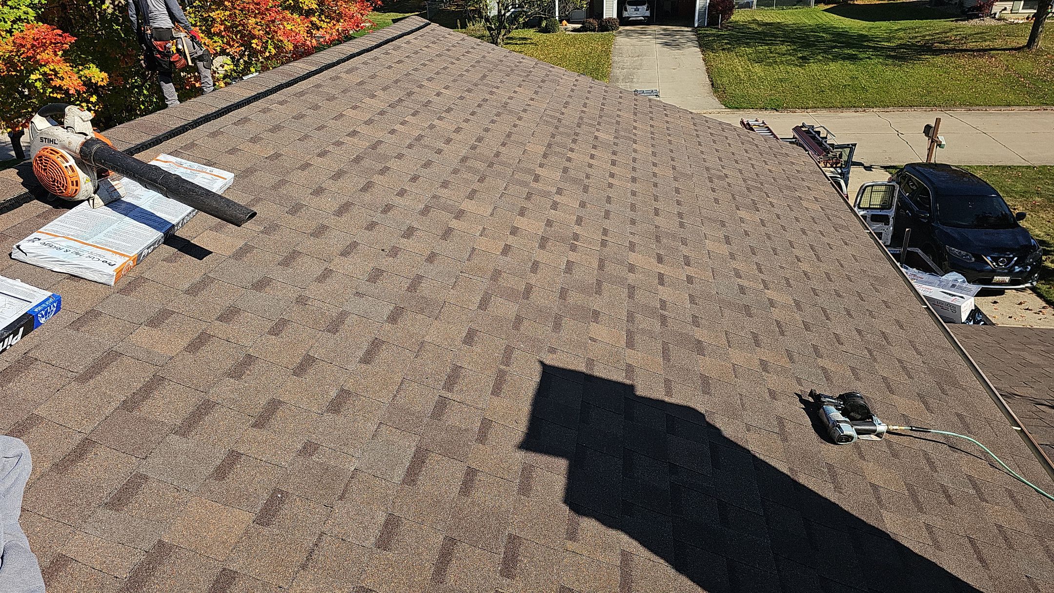 ATLAS PINNACLE COLOR: HEATHERBLEND DRIP EDGE: MUSKET BROWN by Eagle Eye Roofing