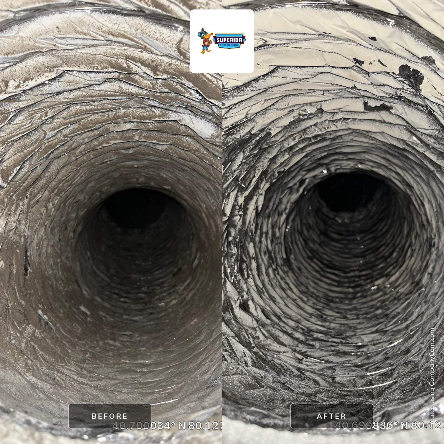 Air Duct Cleaning With a Vacuum Truck in Cranberry Twp, PA by Superior Air Duct Cleaning