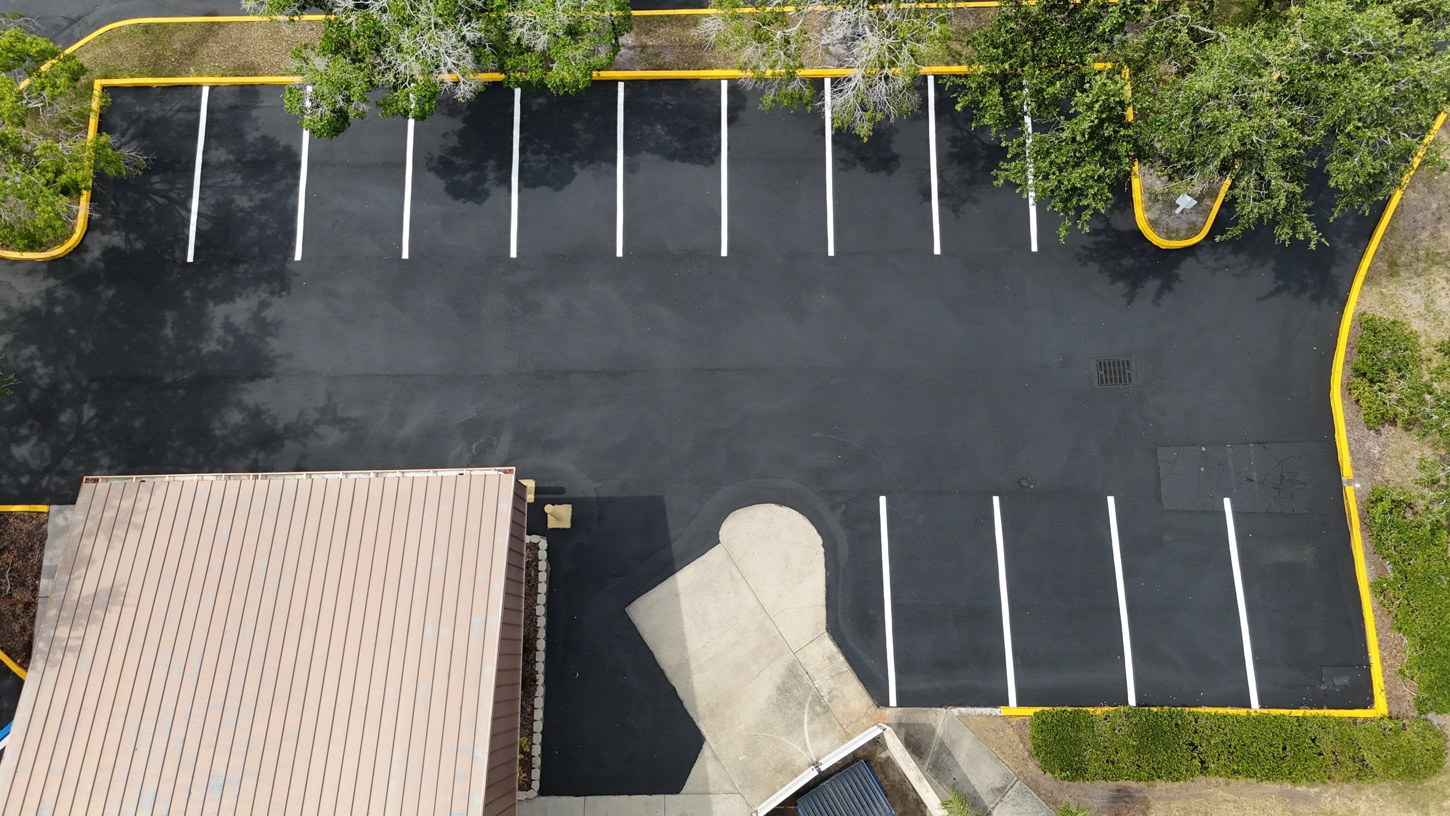 Comprehensive Asphalt Repair and Sealcoating for Sun City Center Church by Everline Coatings & Services - Southwest FL