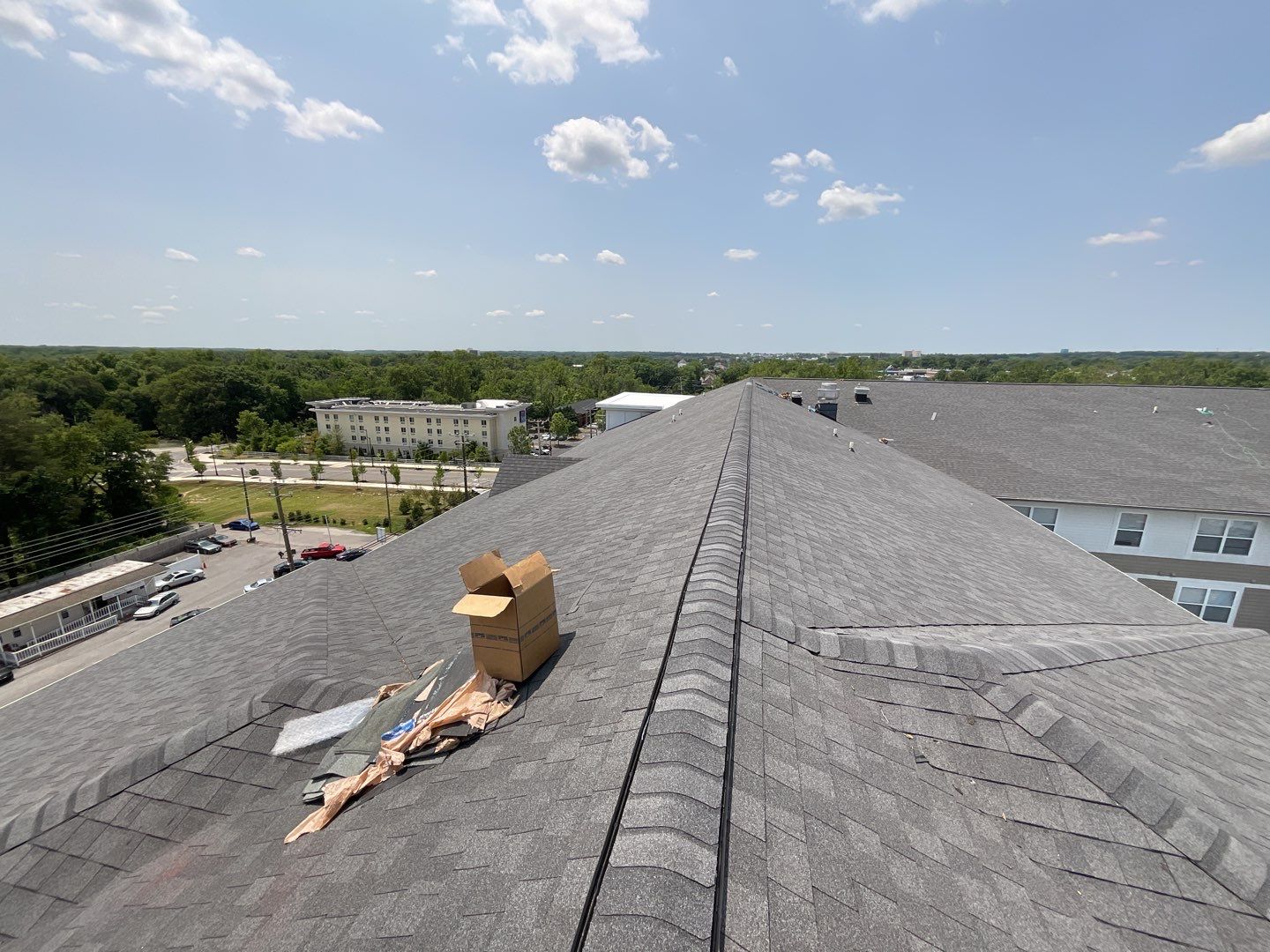 Multi-Family Commercial shingle roof by Alpha Design Services