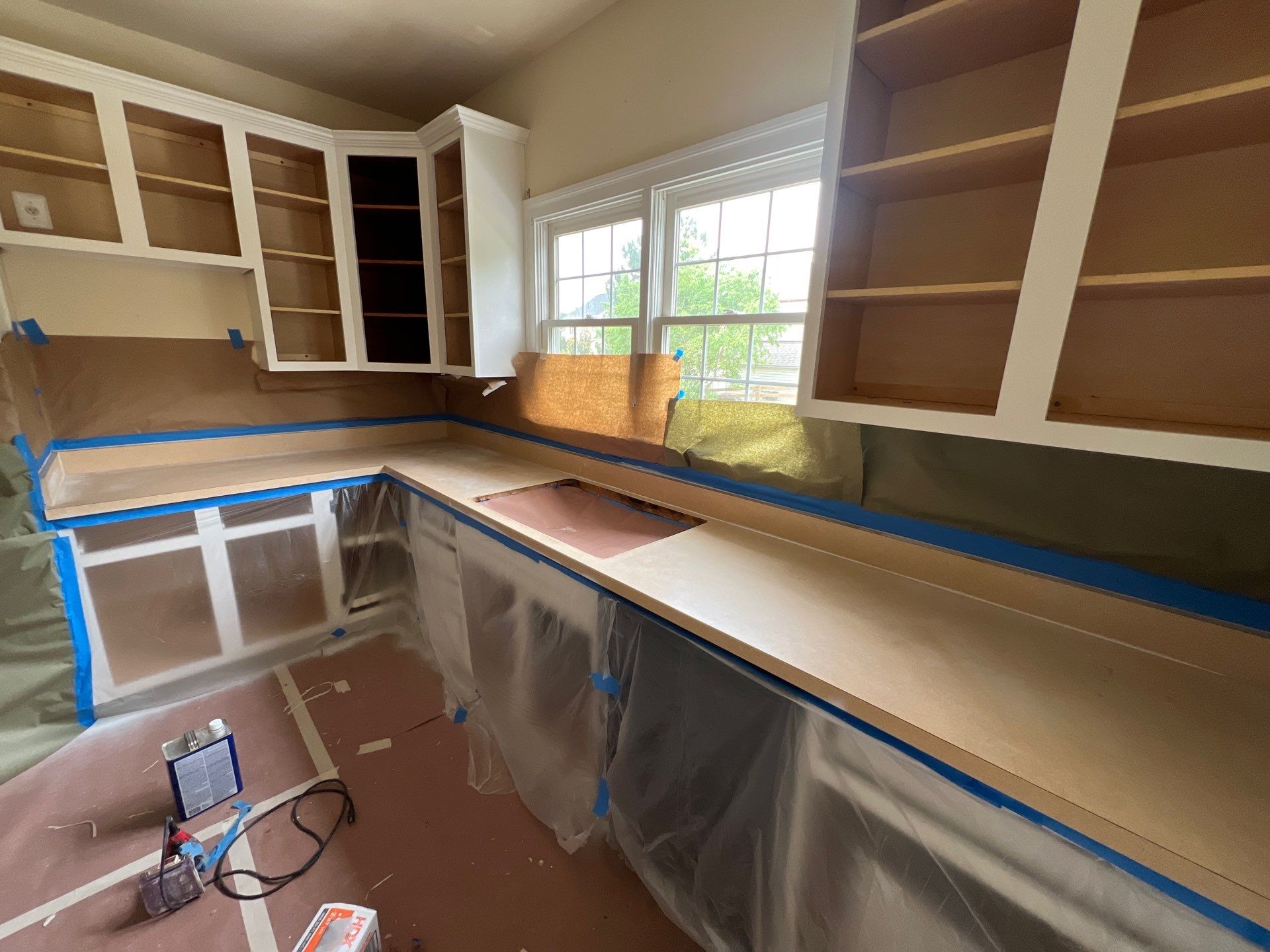 Cabinet & Countertop Refinishing in Bristow VA by Greenspring Construction Services