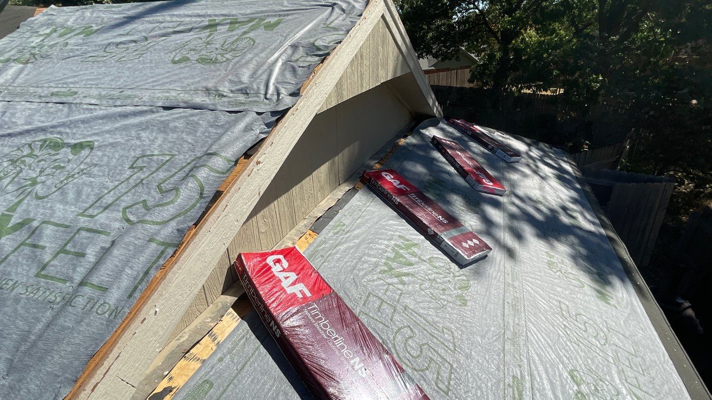 Residential Roofing Installation using GAF Natural Shadow  by A & H Roofing and Contracting