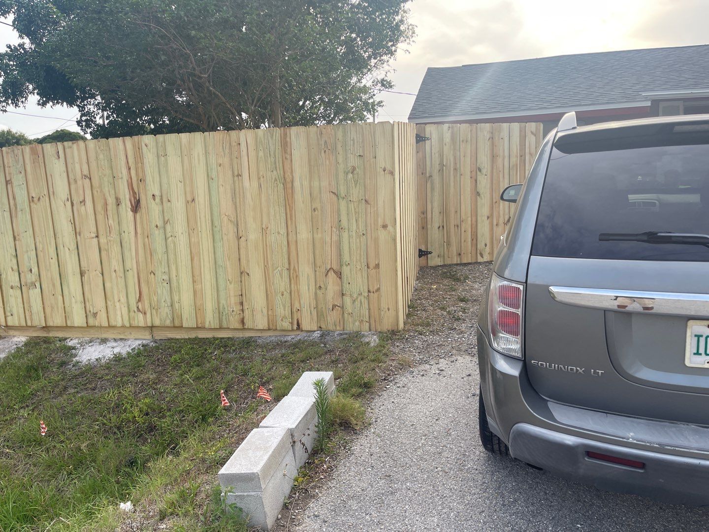 Nokomis, FL 6ft. Treated Board on Board Wood Fence  by Asap fence and gates, LLC