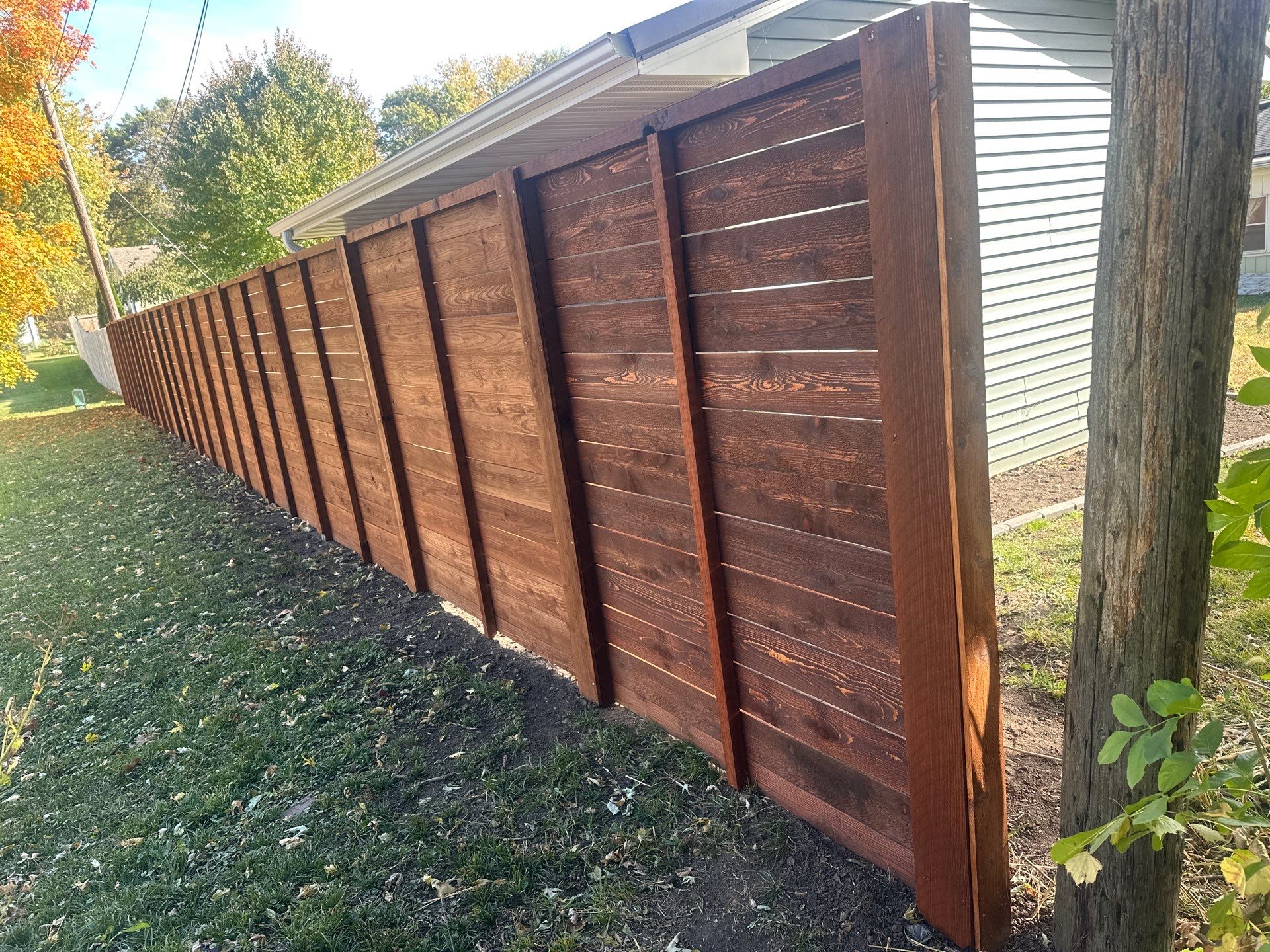 Project in Cedar Falls by Perfect Picket Fence and Stain