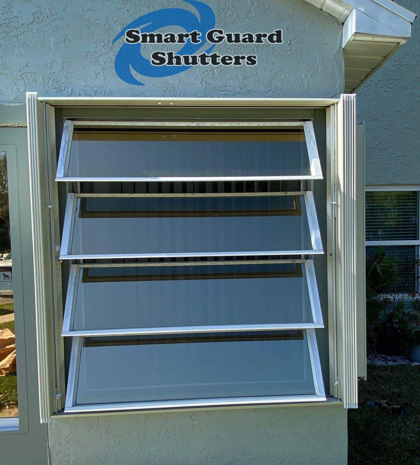 Accordions in Ivory by Smart Guard Shutters
