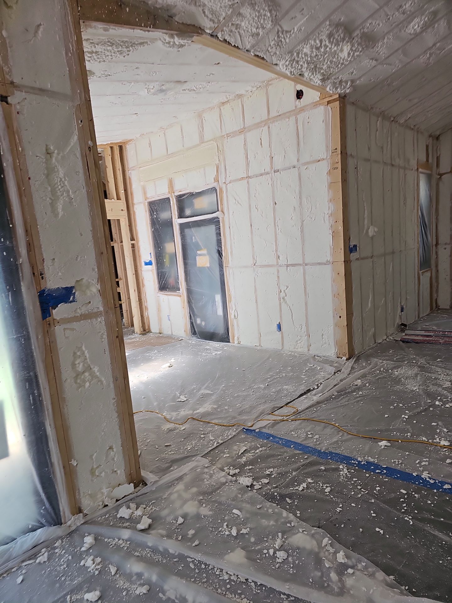 Spray Foam Insulation using open cell spray foam by NYS Foam & Energy
