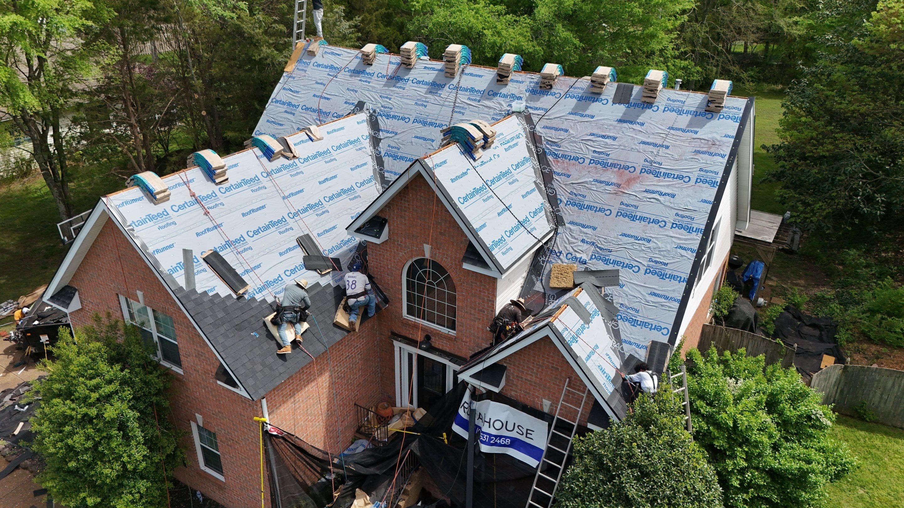 Charcoal Black Re-Roof by Royal House LLC