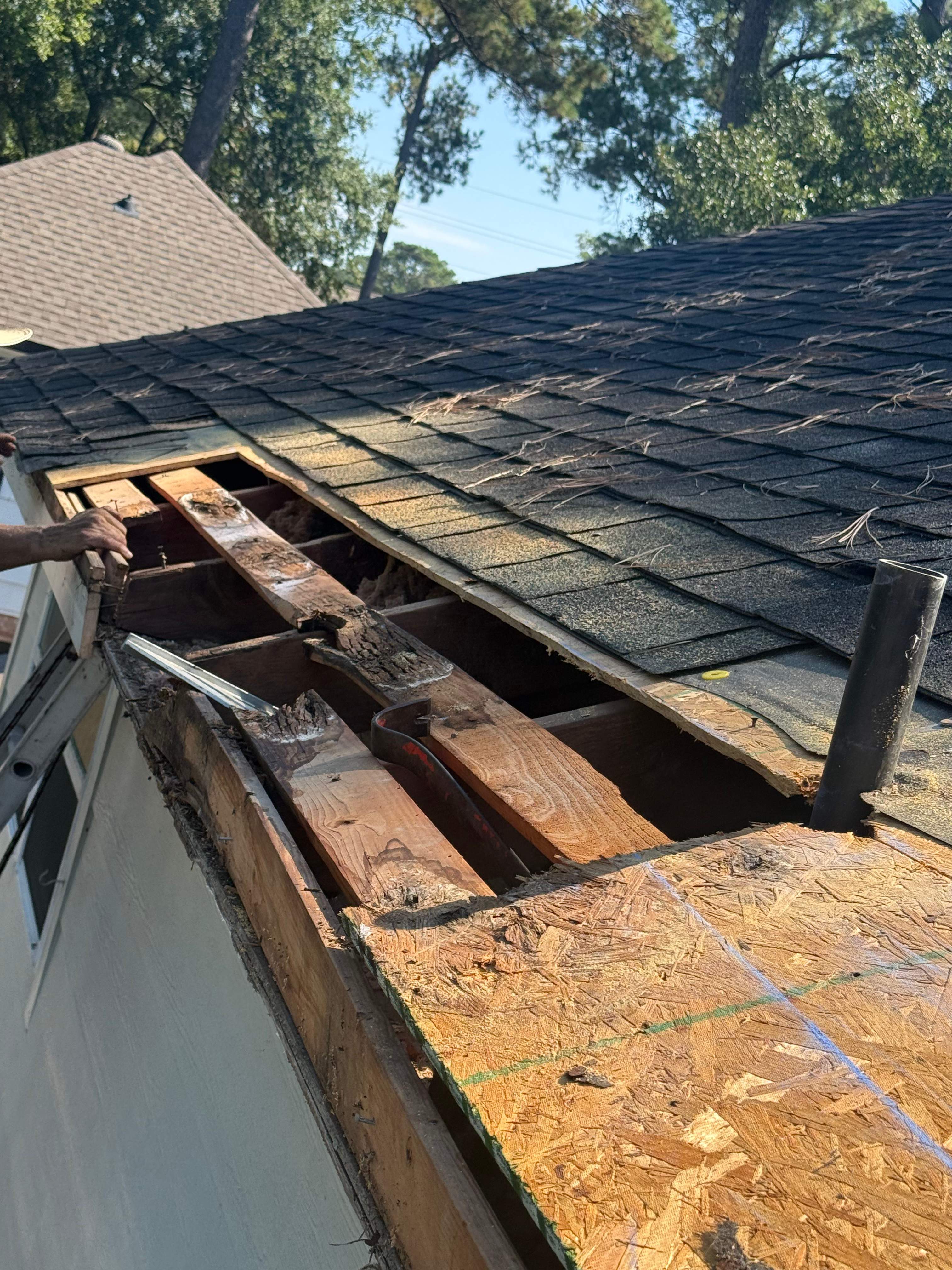 Project in Houston, TX by Associates Roofing Unlimited