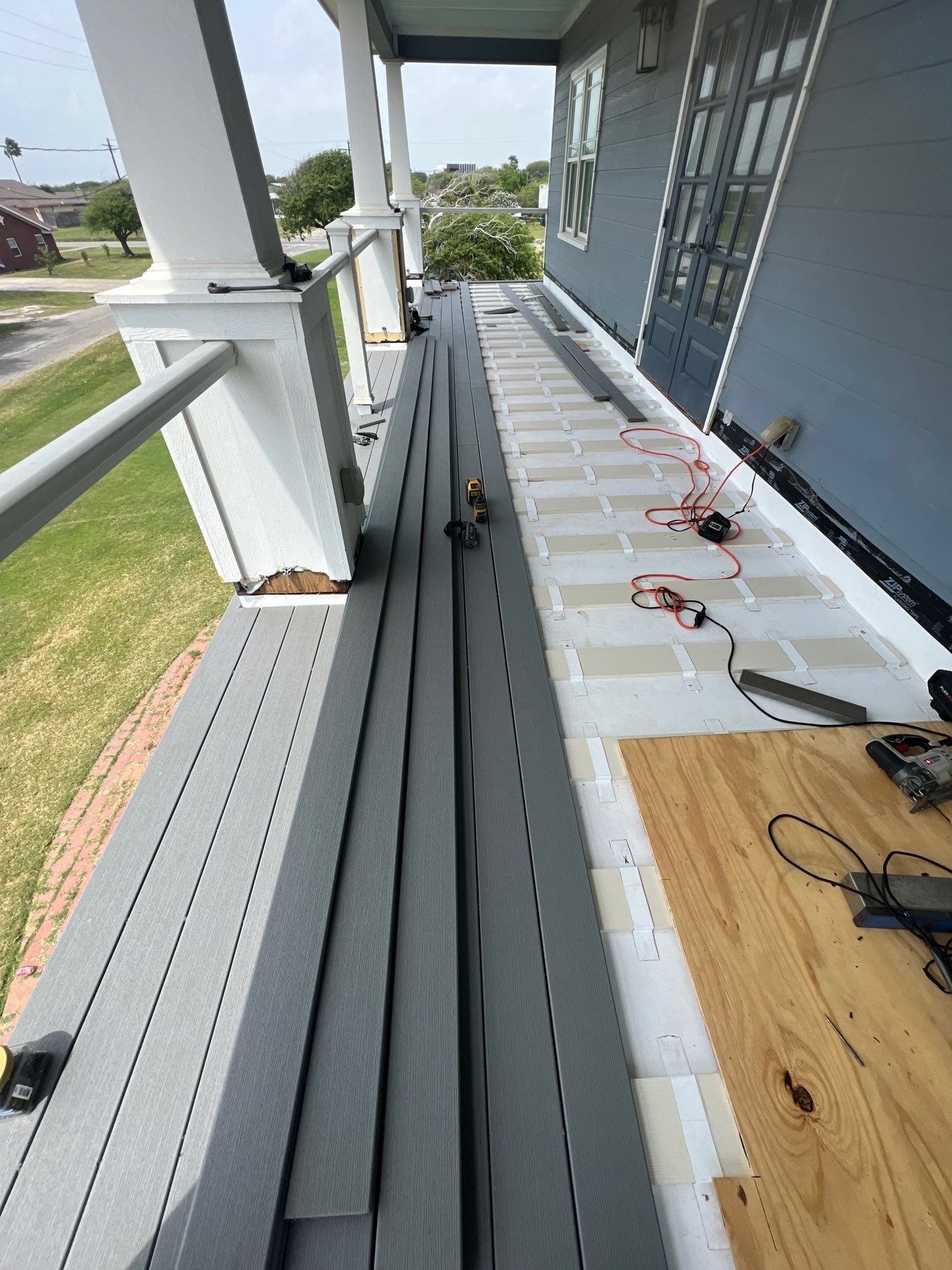 Portland Shore Porch Build by Bayfront Roofing and Construction