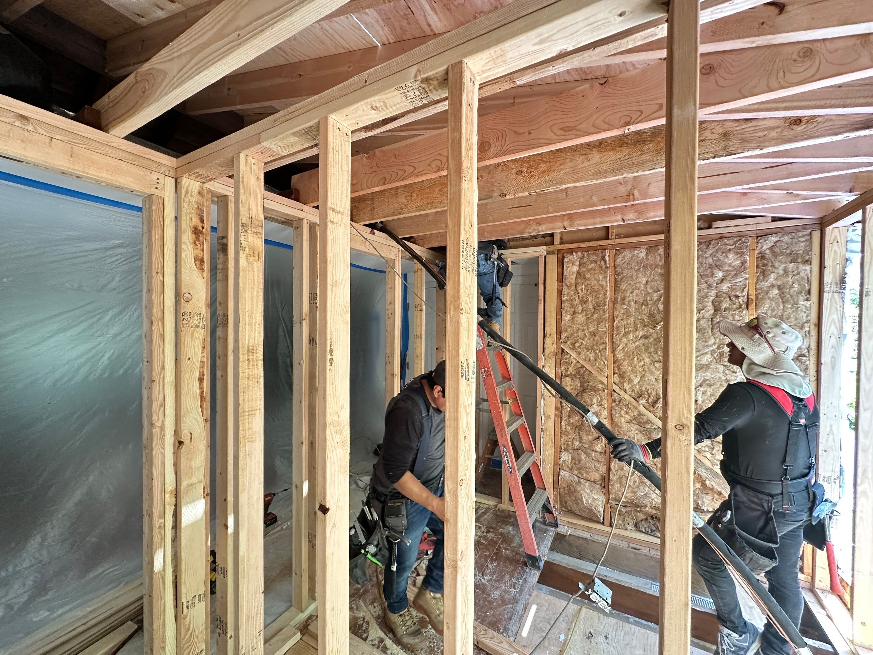 Bathroom Addition using Wood by Home Concepts Construction