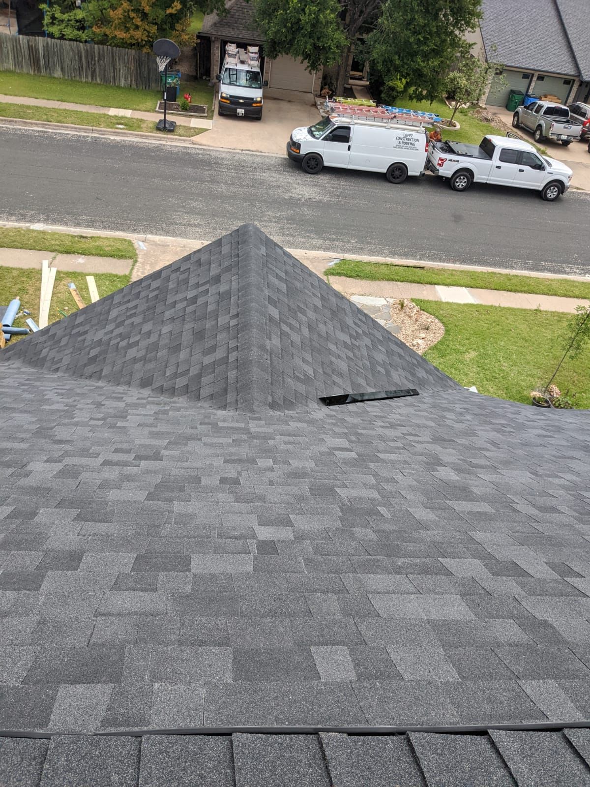 Residential Roofing Installation using Owens Corning Duration Tru Def Onyx Black by DeZign Roofing & Exteriors