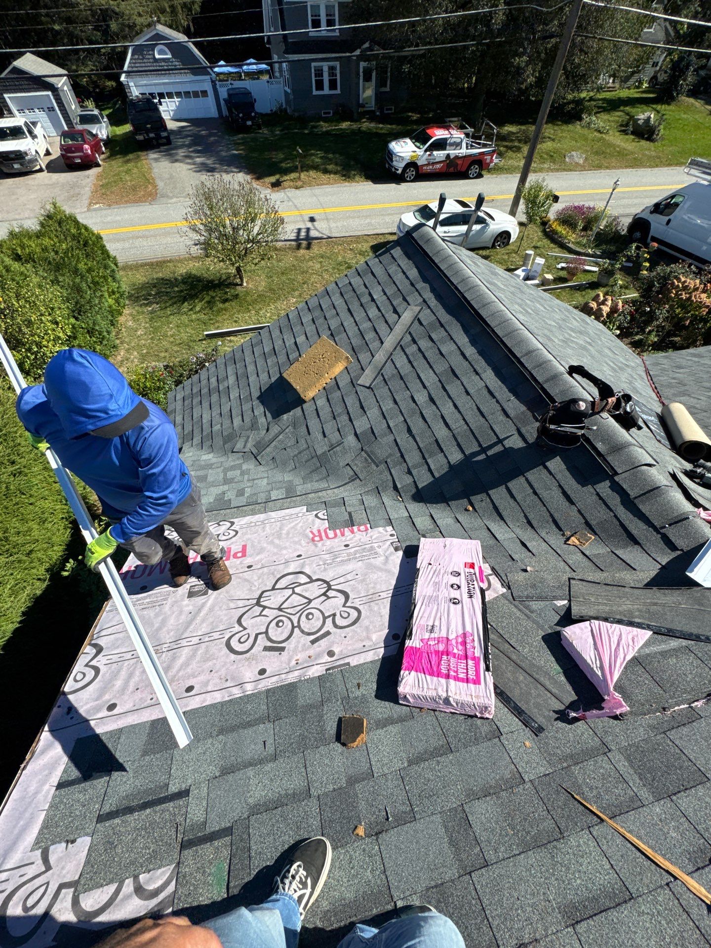 Full Roof Replacement & EPDM Integration | Tewksbury, MA by Mighty Dog Roofing of Greater Middlesex County