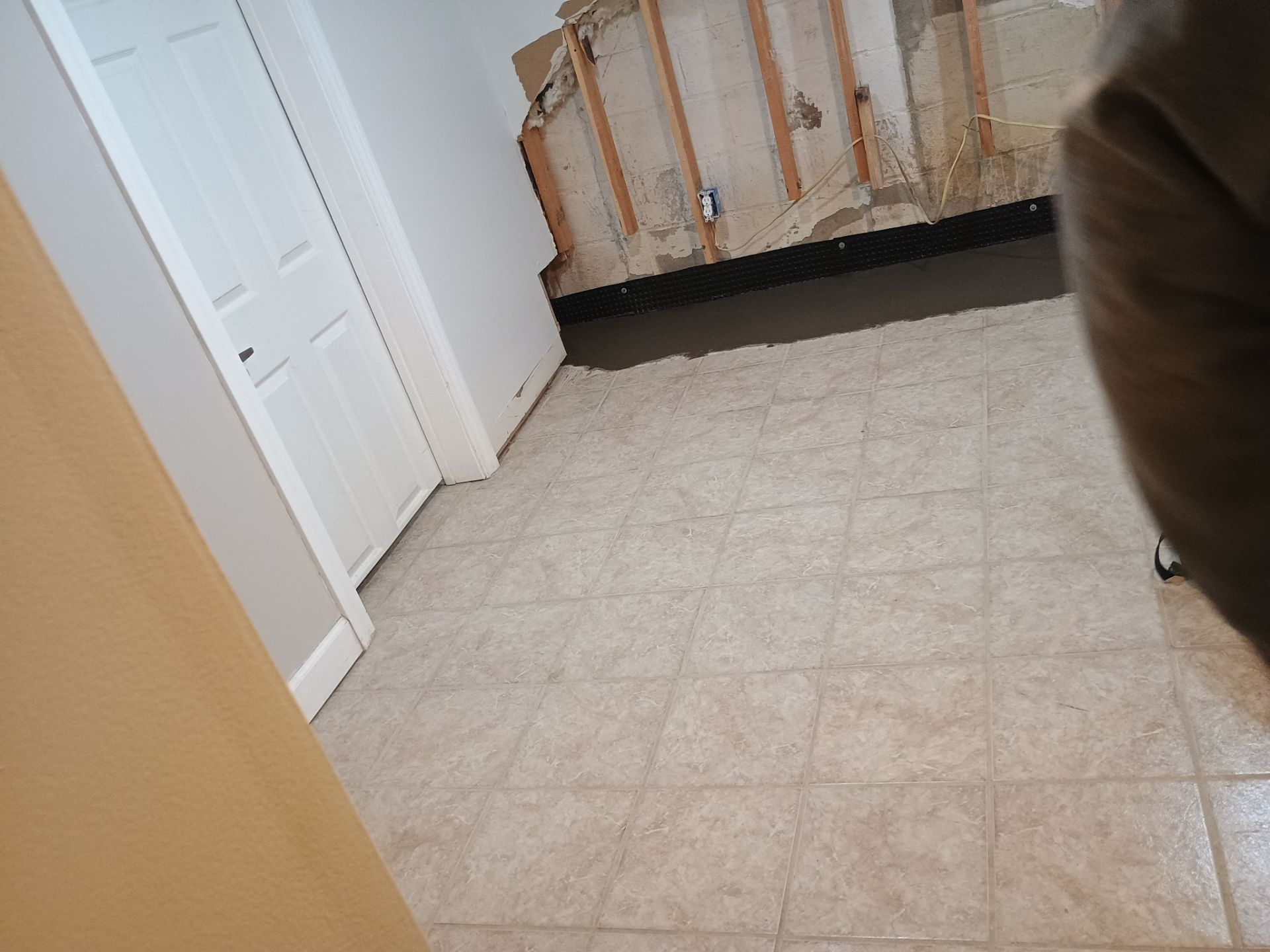 Drain Tile in Minneapolis for Kristen & Taylor by Waterproofing Northeast