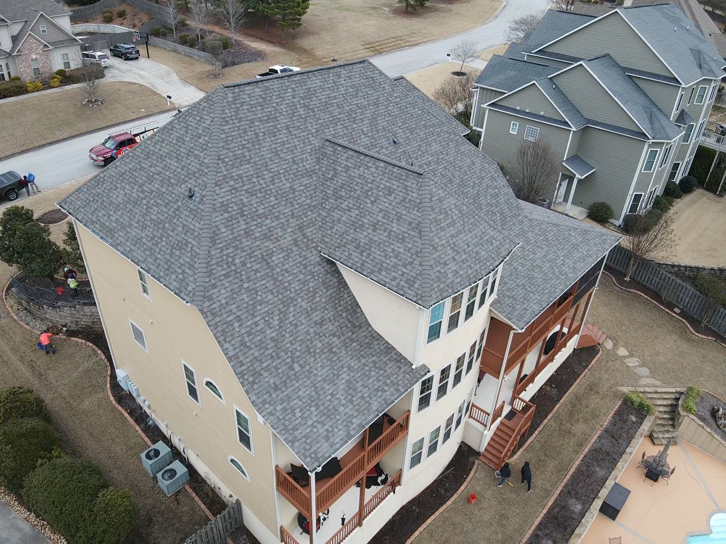 Residential Roofing Installation using Owens Corning by Inspector Roofing and Restoration