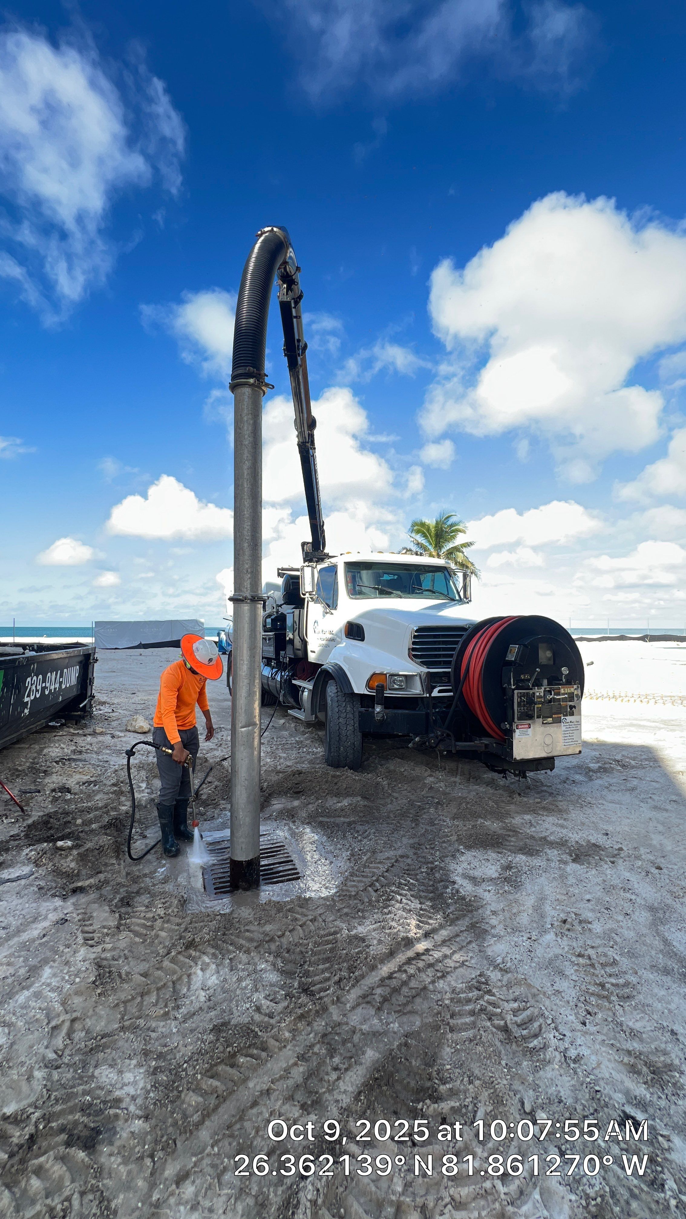 Little Hickory Island Condo Catch Basin Cleanout by Don Mar, Inc. Storm Water Solutions