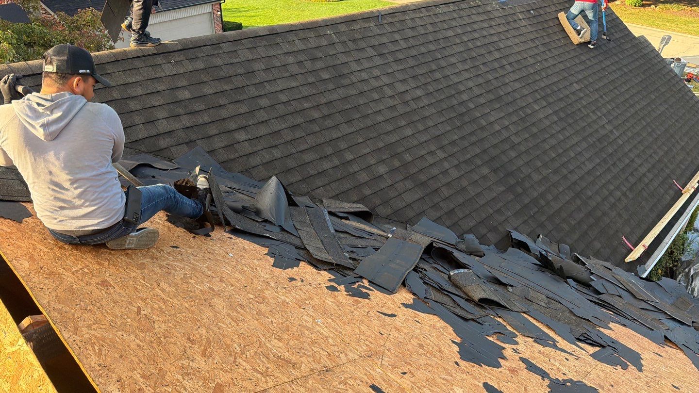 Roof Replacement using Owens Corning Teak by 180 Contractors