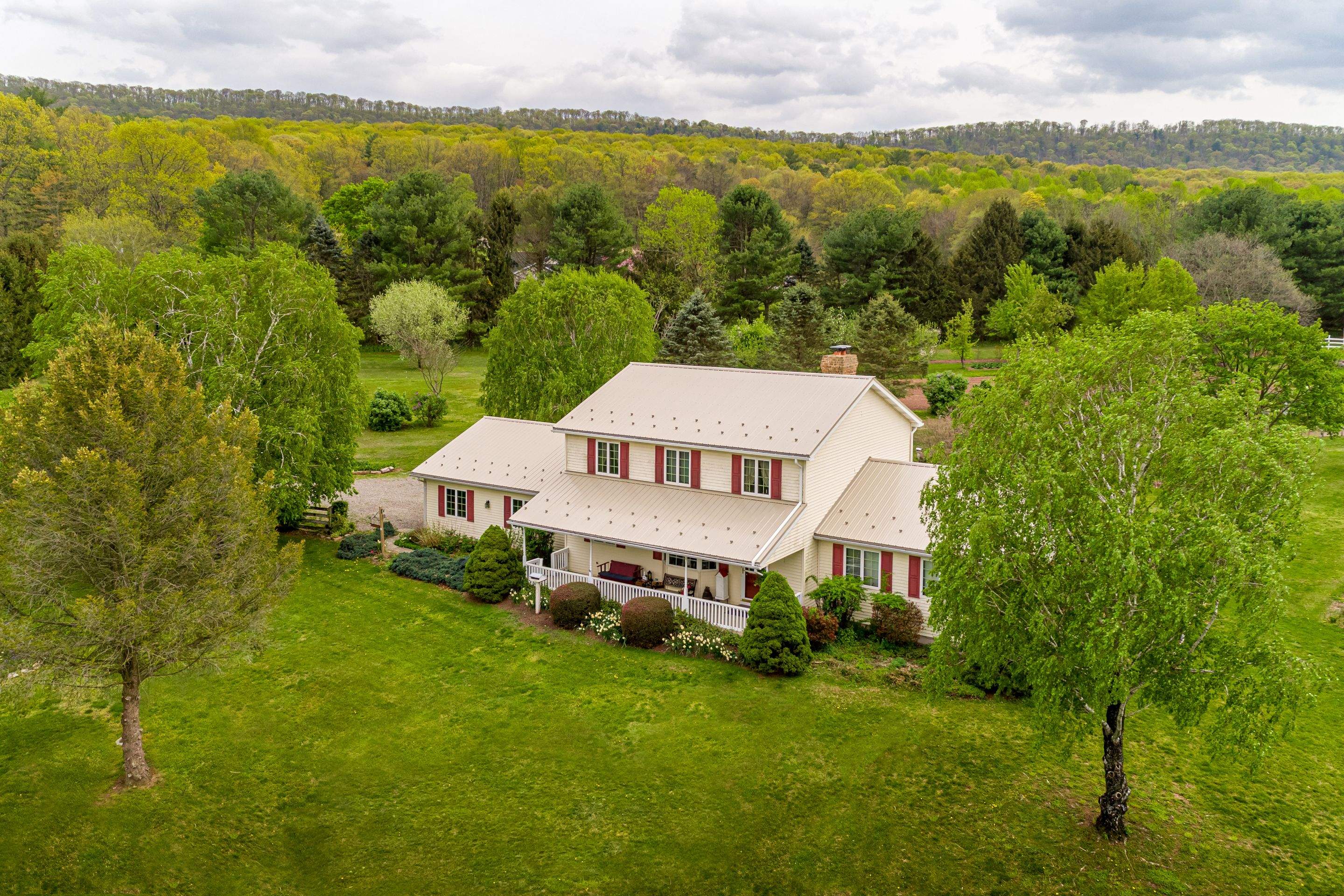 Metal Roof-tan by Esh Builders