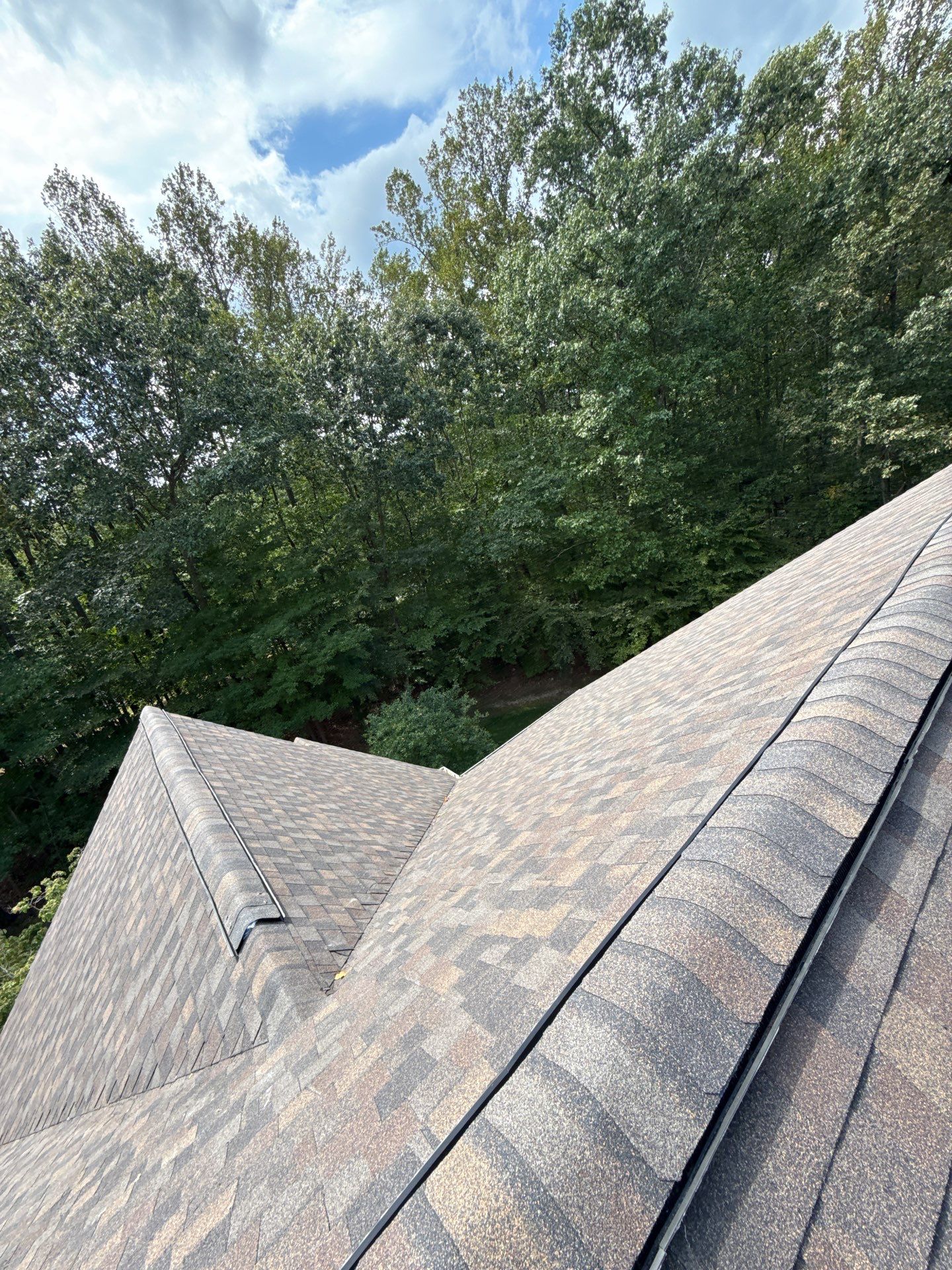 Fairfax station: Residential Roof with CertainTeed Landmark Pro in Max Def Shenandoah  by RM Banning, Inc.