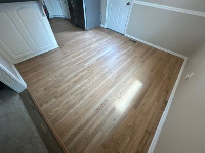 Hardwood Refinish Project in Crestwood
