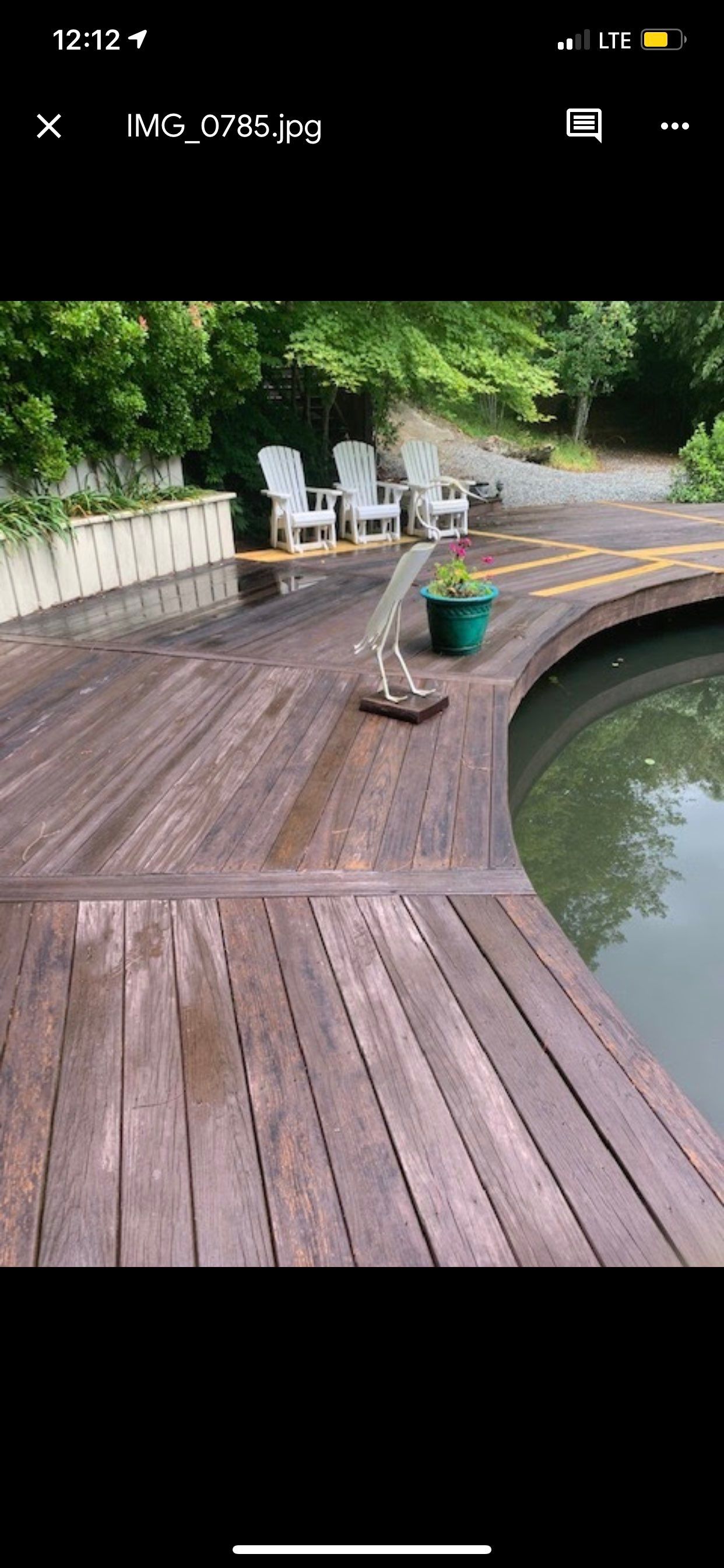 Coated Deck using Wood Sealant by DuraSeal