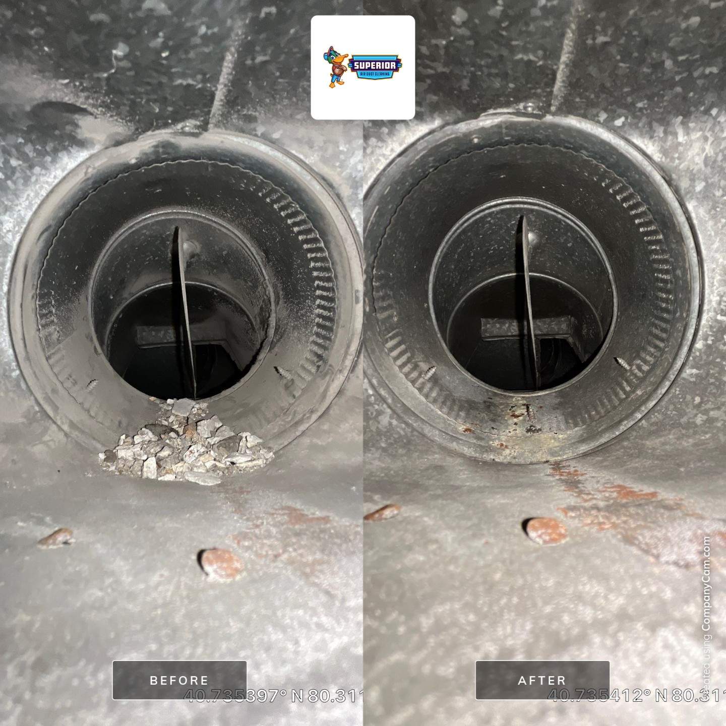 Air Duct Cleaning With a Vacuum Truck in New Brighton, PA by Superior Air Duct Cleaning