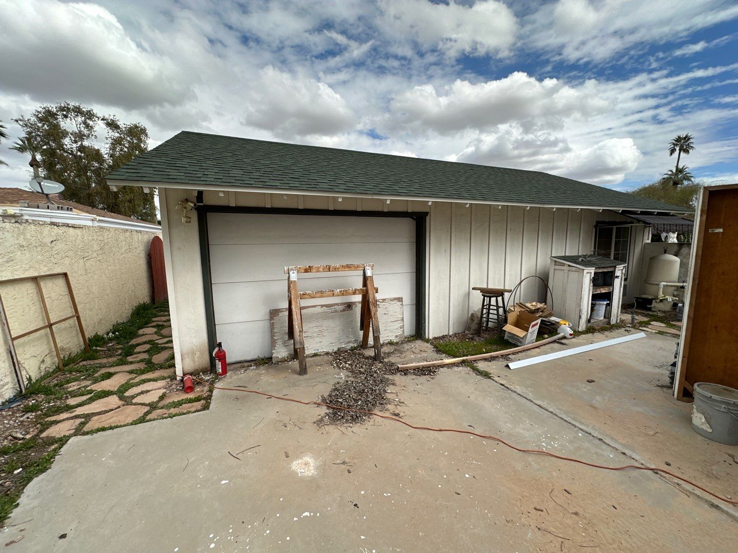Wagon Wheel - A Stunning Home Exterior Makeover with Dunn Edwards Paints in Phoenix, AZ by Double G Painting Contractors, LLC