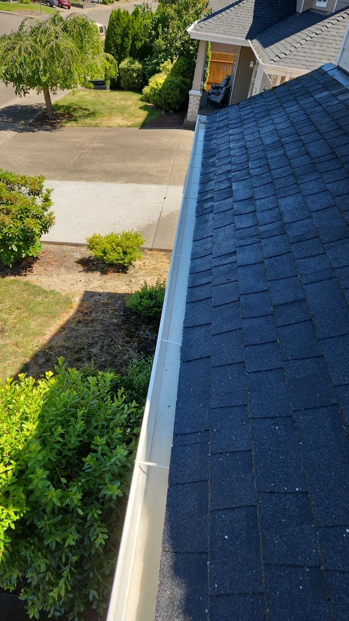 Interior and Exterior gutter clean and Roof Wash by Willamette Outdoor Wash LLC