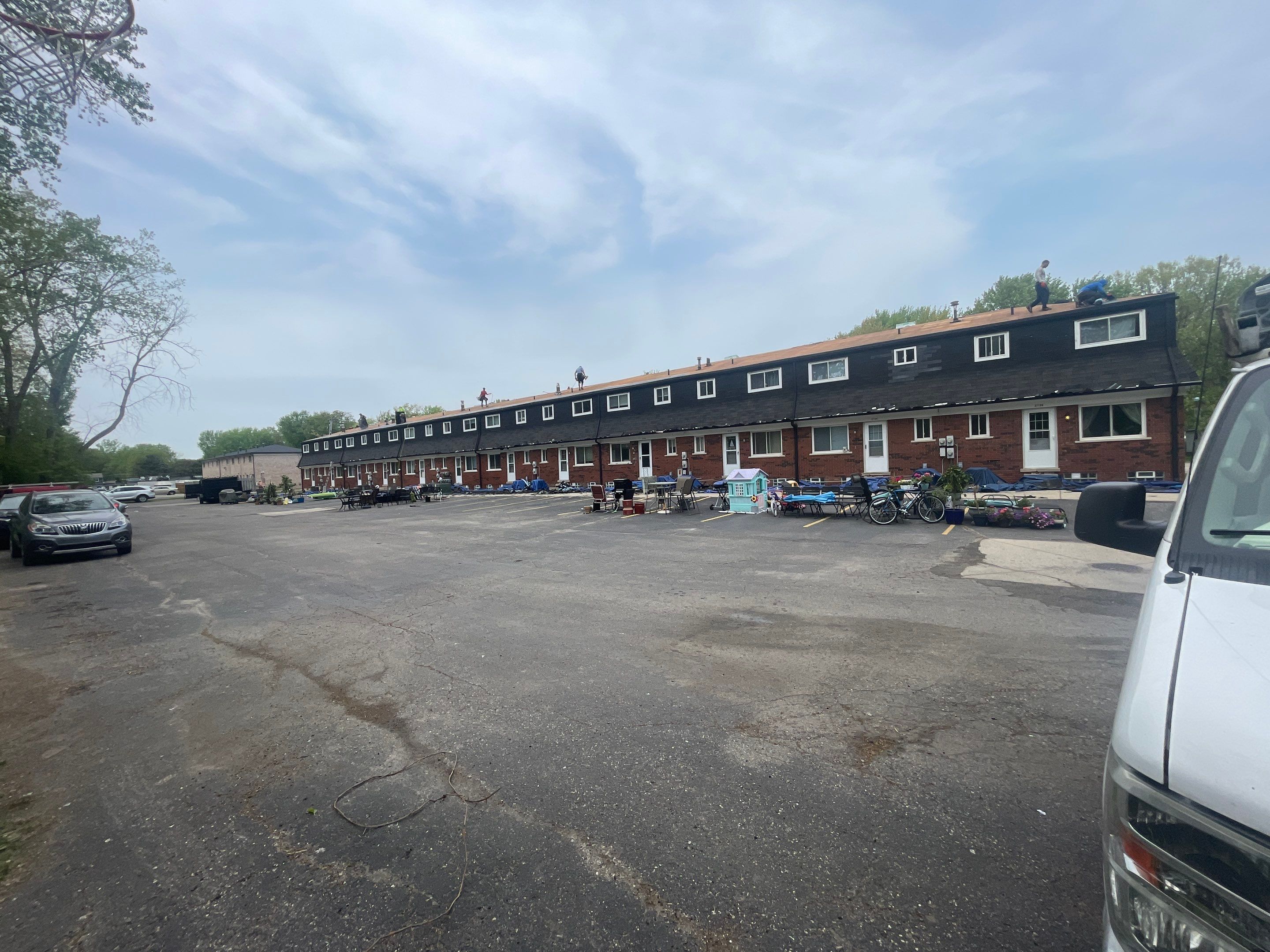 Commercial Roofing Installation using IKO DYNASTY - Granite Black by JNR Roofing LLC