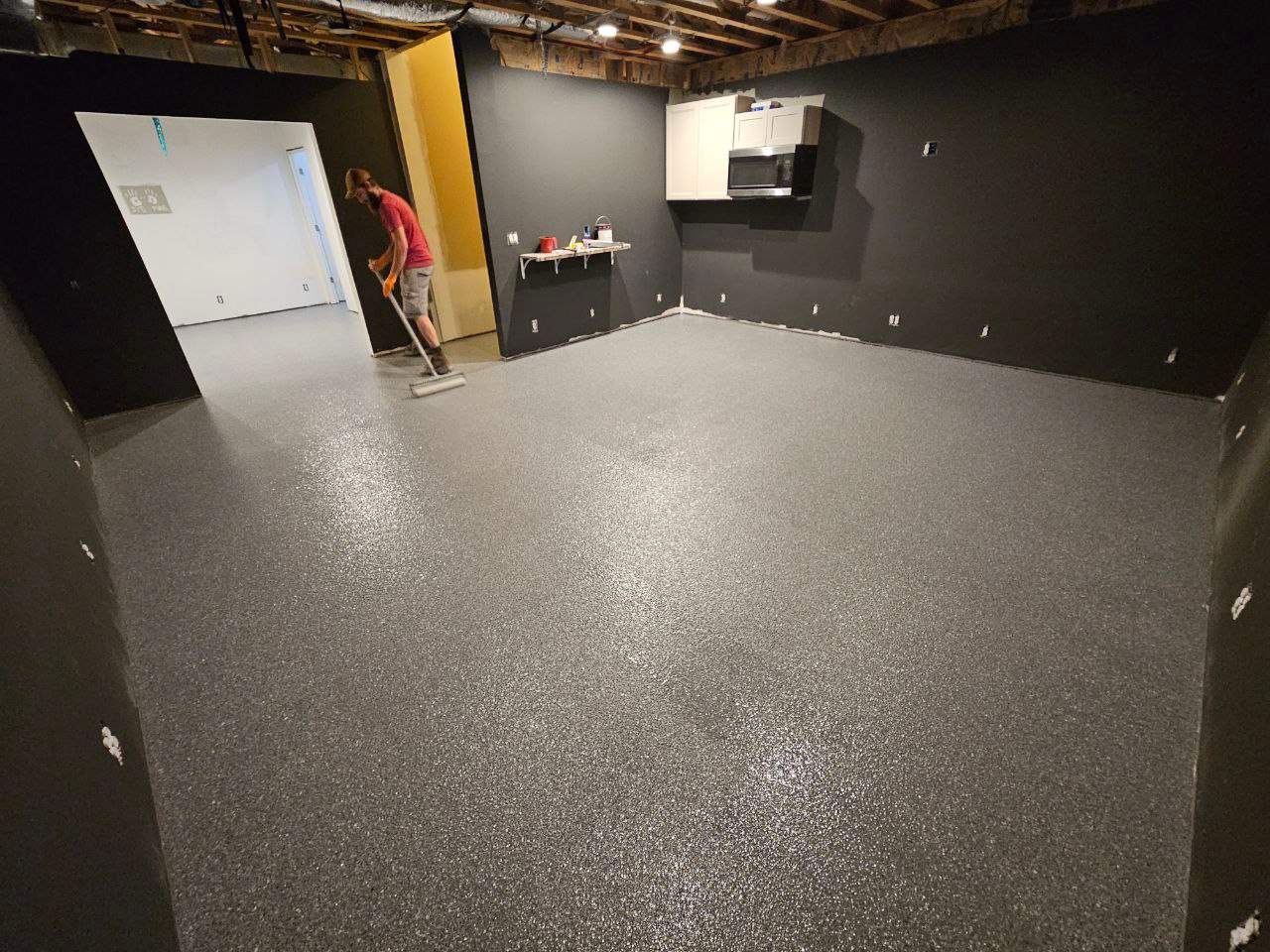 Slate Basement Monticello by Loud Bros