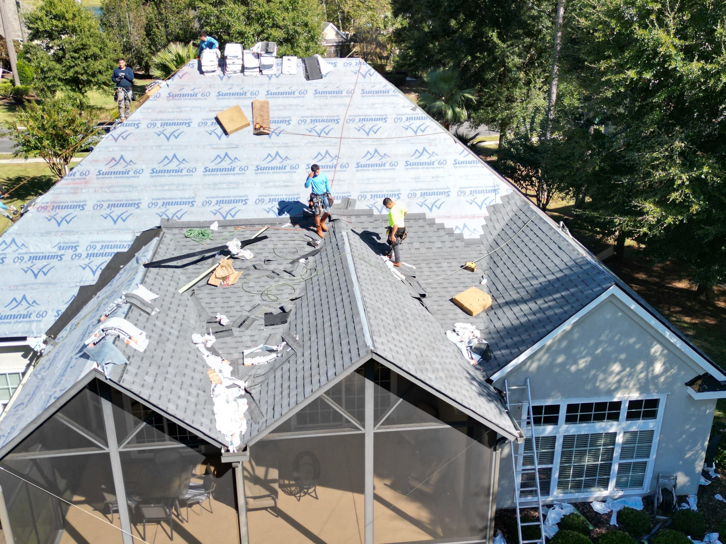 Residential Roofing Installation using Atlas Pinnacle Pristine Pewter by Talya Roofing