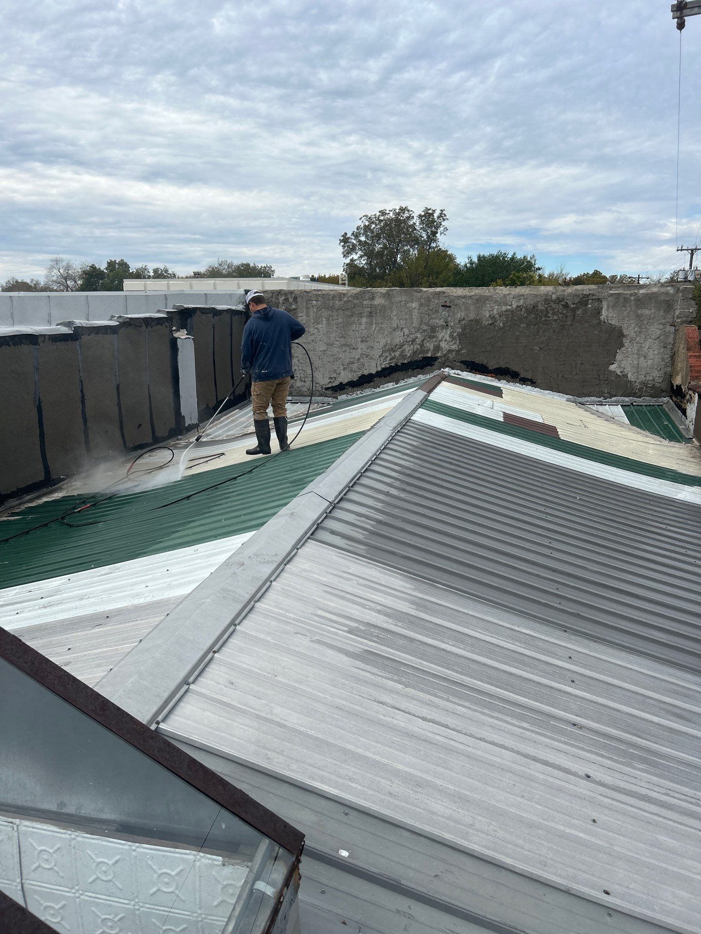 Spray Foam Metal Roof Restoration – Commerce, TX by All Star Roofing LLC