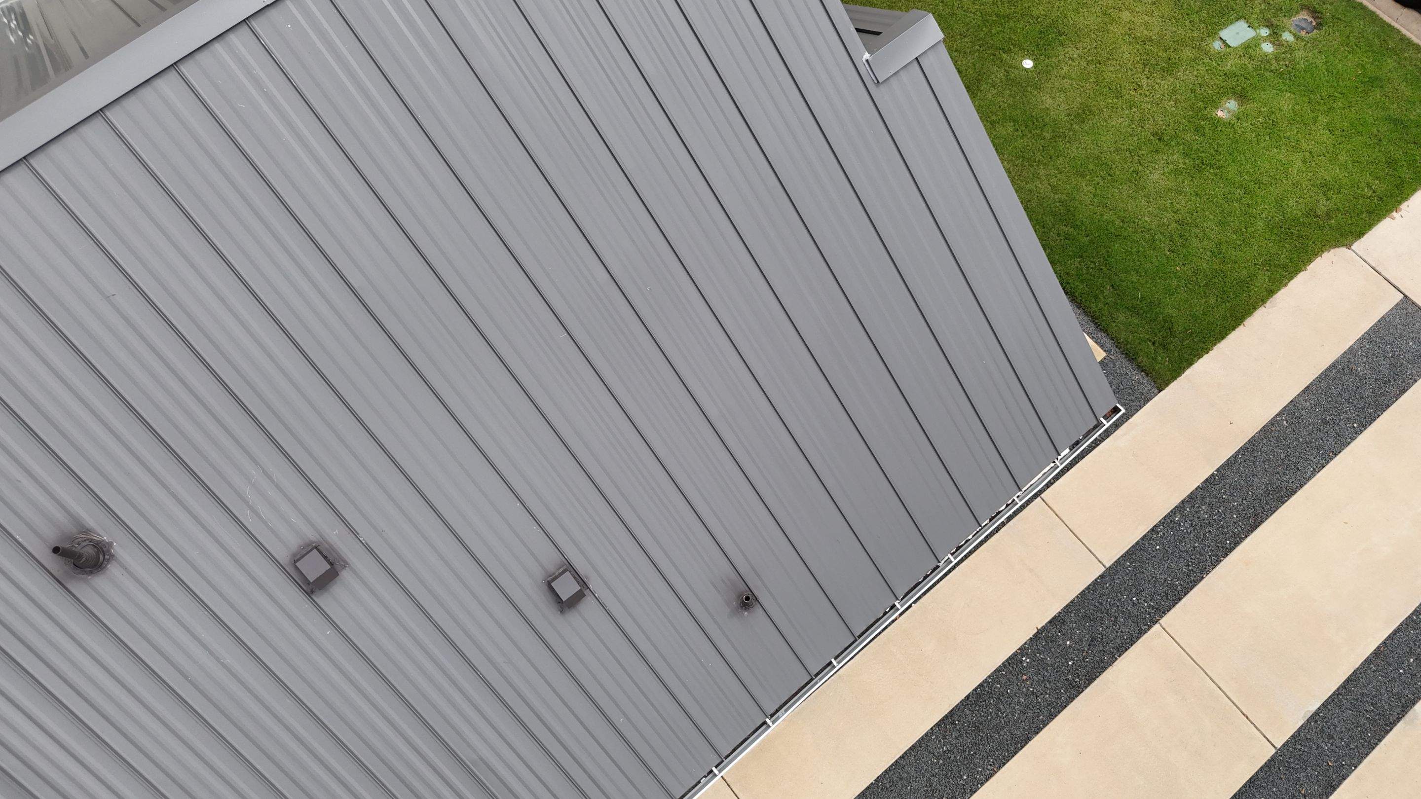 Charcoal Grey - L&A Metals LLC Type FF100, Hidden fastener/Standing Seam by RoofsOnly.com