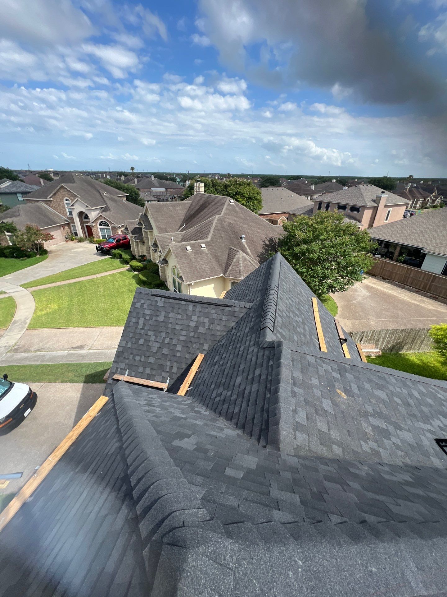 Steep and High...Let's get It! by Bayfront Roofing and Construction