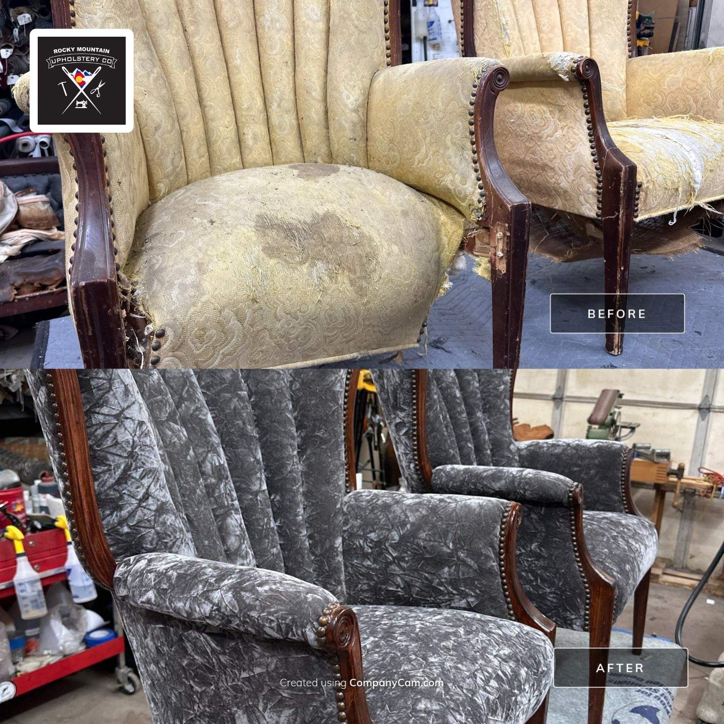 Side Chair by Rocky Mountain Upholstery Co