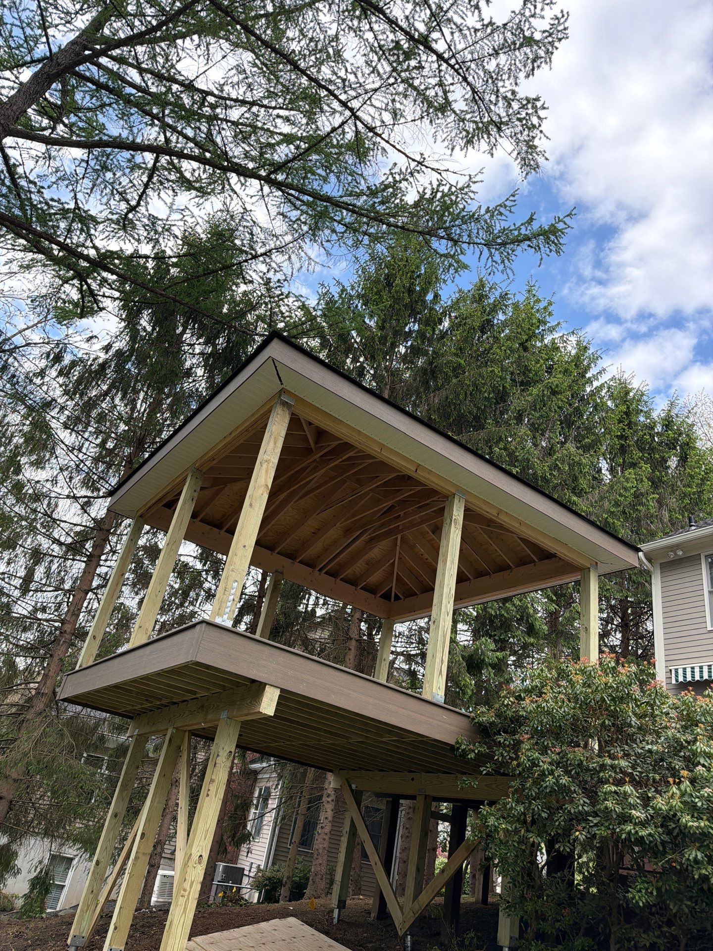 New Deck With a Screened In Porch In Mendham, New Jersey by deck guardian