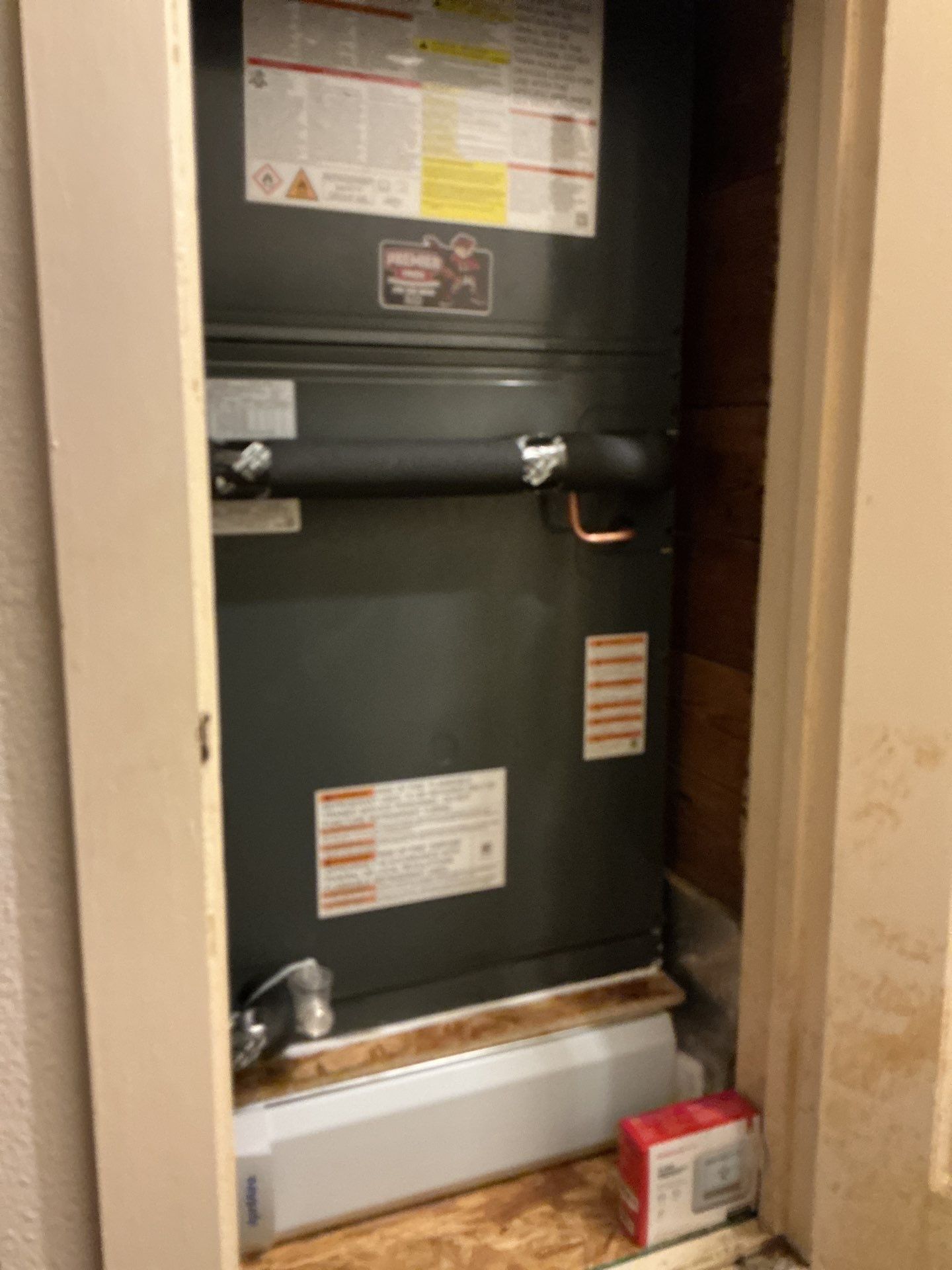 San Antonio HVAC System Replacement with New Concrete Condenser Pad by Premier Pros