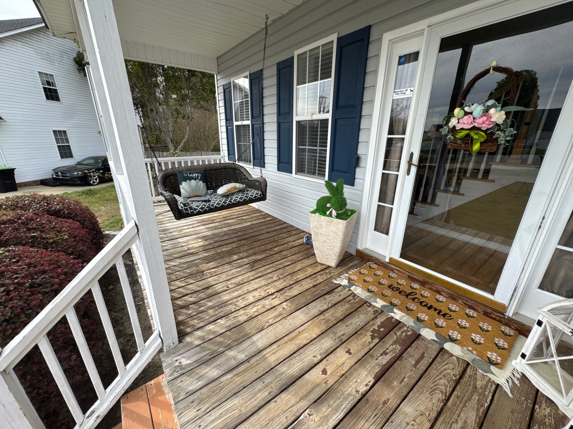 Willow Spring Composite Deck Resurface and Black Railing Upgrade by The Remodeling Company