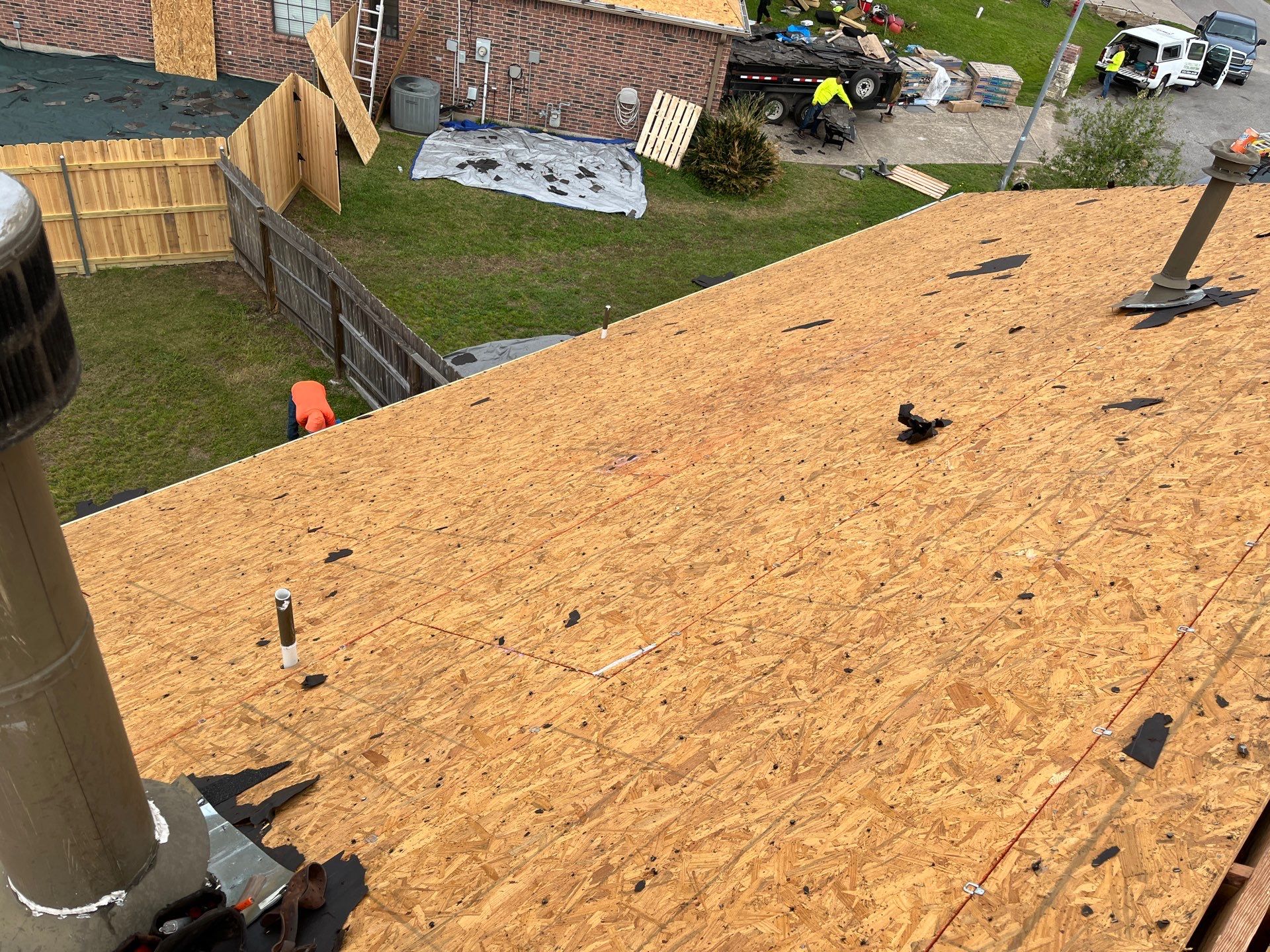 Hail Damage using Owen's Corning Duration (Lifetime) Shingles by Roof Repair Company