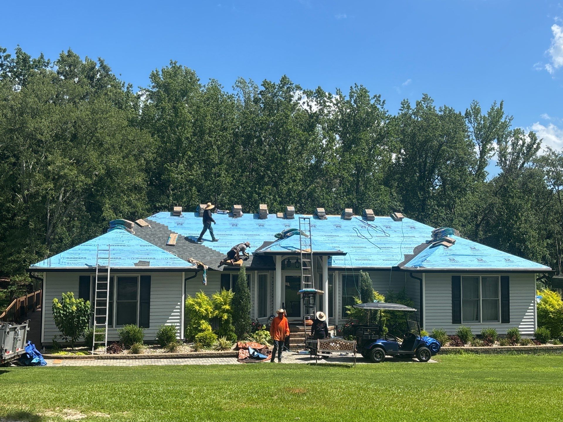 Asphalt Shingle Roof Replacement and Decking Repair in Edgefield by Roofers LLC