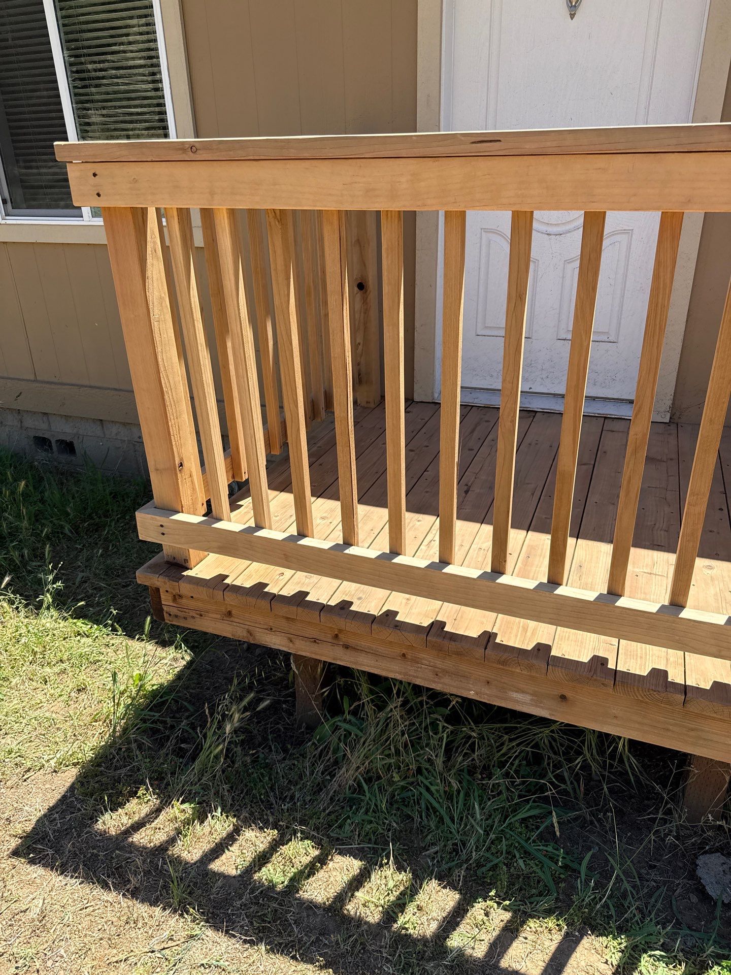 New Shade Cover for existing Porch by JRS Construction