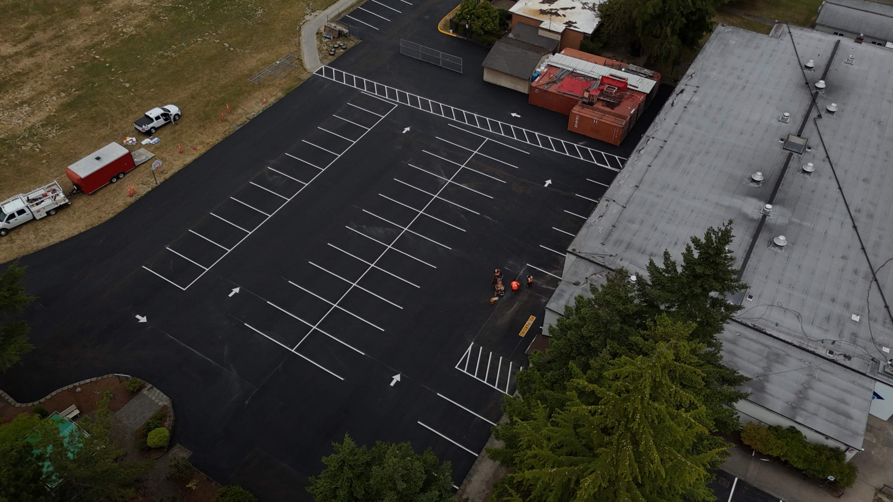 Sealcoat Parking Lot Renovation by Jireh Asphalt & Concrete Inc 