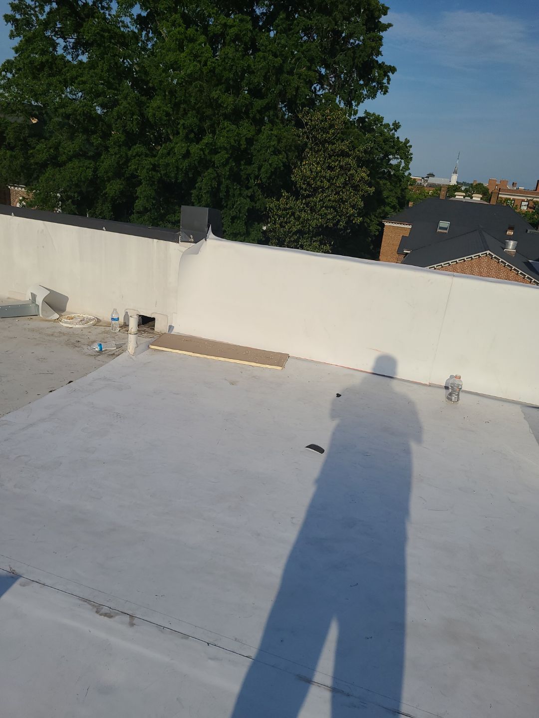 Alexandria: Carlisle Syntec TPO Flat Roof Installation by RM Banning, Inc.