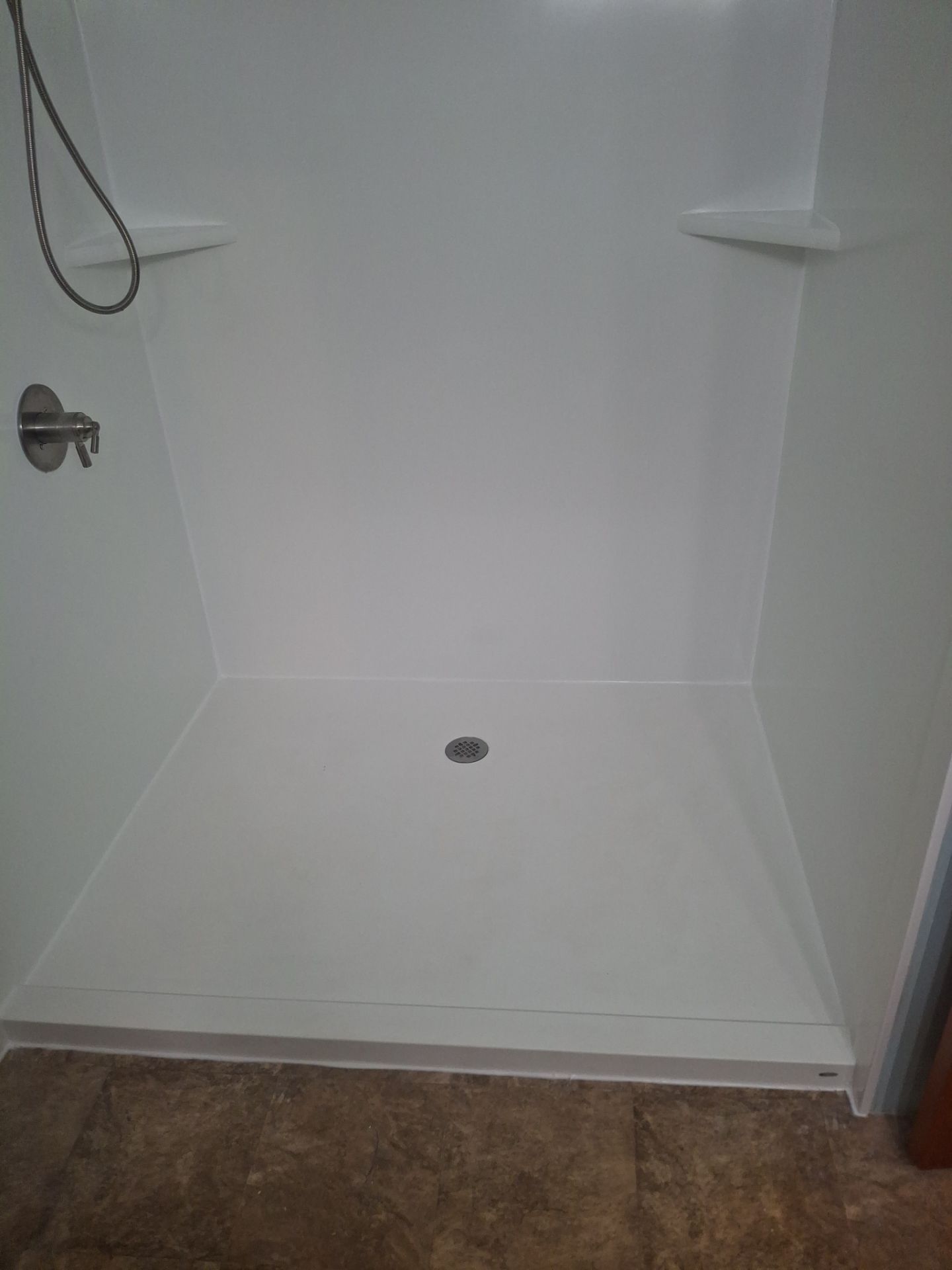Tub to walk-in shower in Lockhart by Lane Lauritsen - The Hill Country, Texas