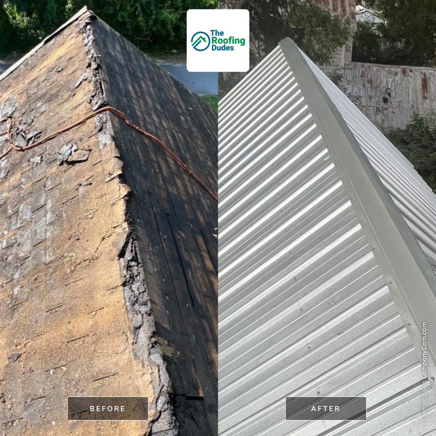 Residential Roofing Installation using 26 Gauge Metal by The Roofing Dudes