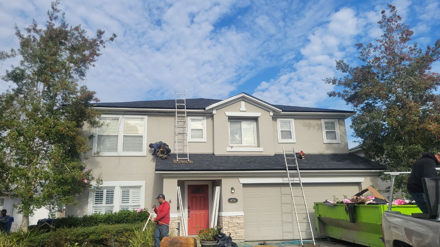 Residential Roofing Installation using Owens Corning TruDefinition Duration Shingles by Galaxy Builders, Inc.