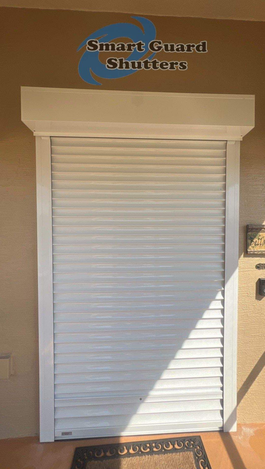 Hurricane Protection In White by Smart Guard Shutters
