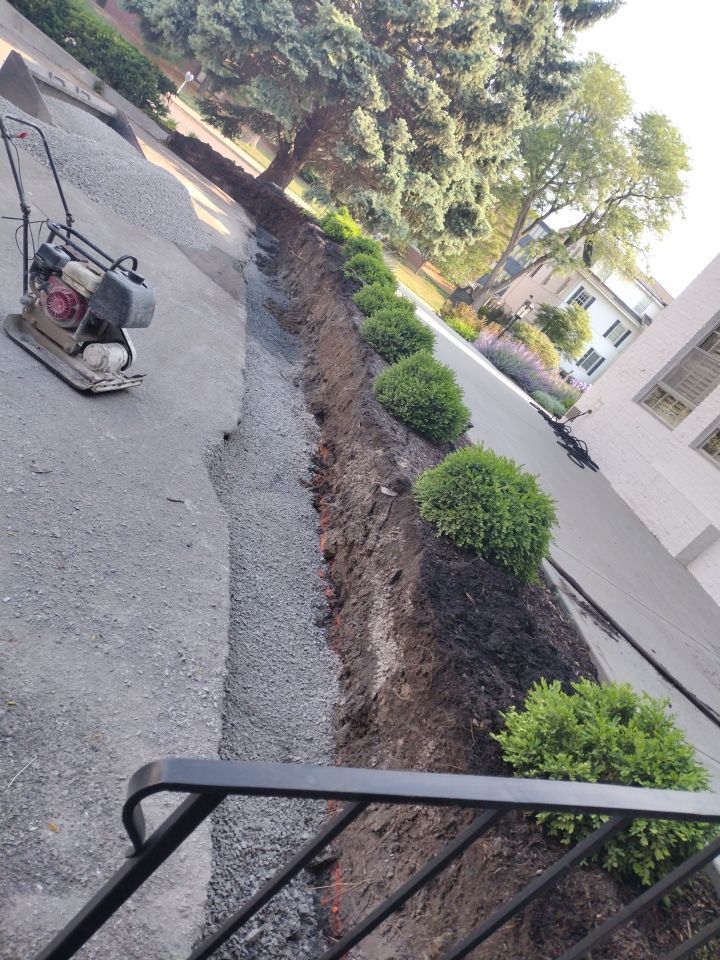 Replacement of existing retaining wall.  by New Horizon Landscapes