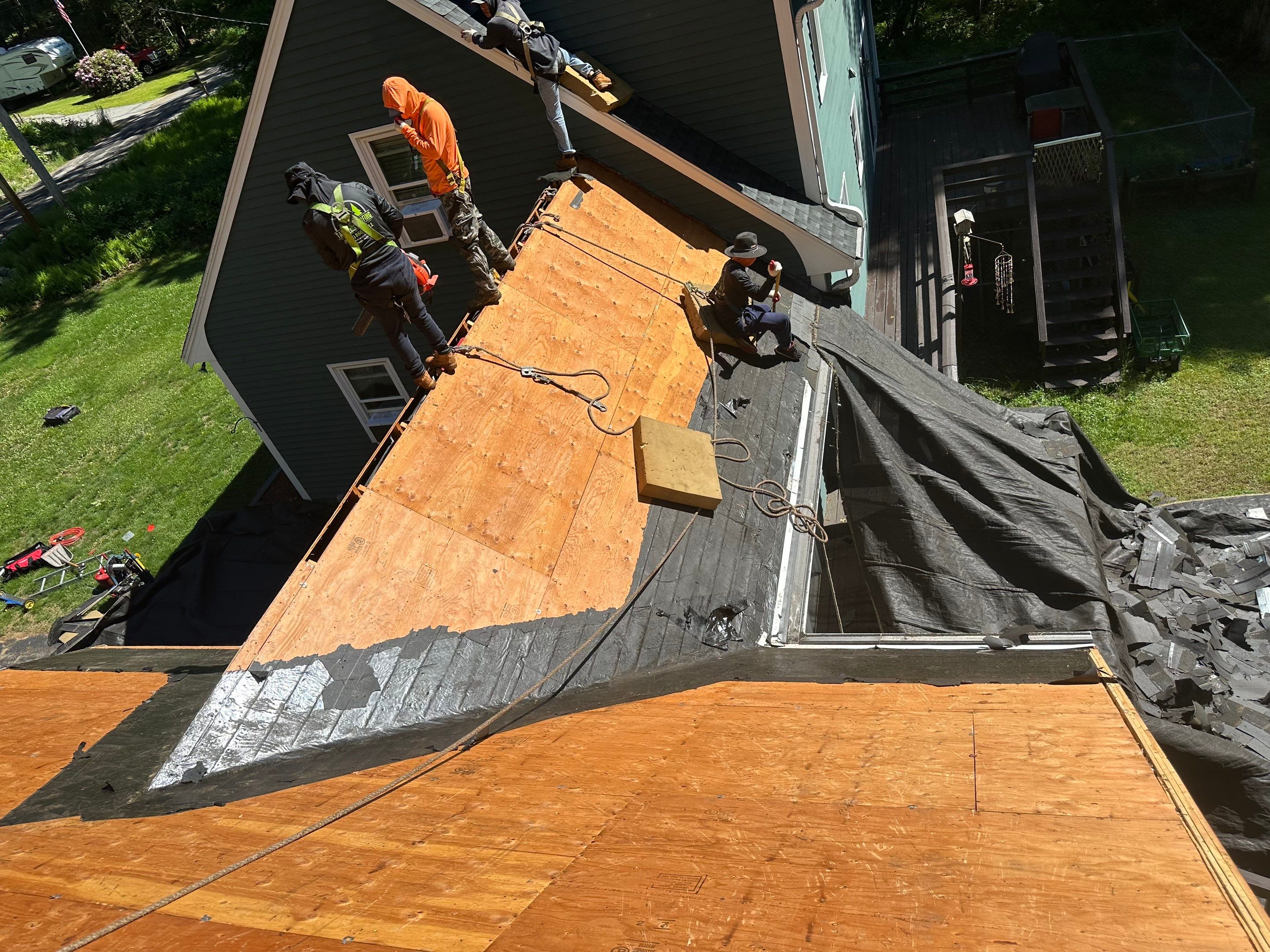 Asphalt Roof Replacement with IKO Cambridge Shingles in Deerfield by Tall pine roofing
