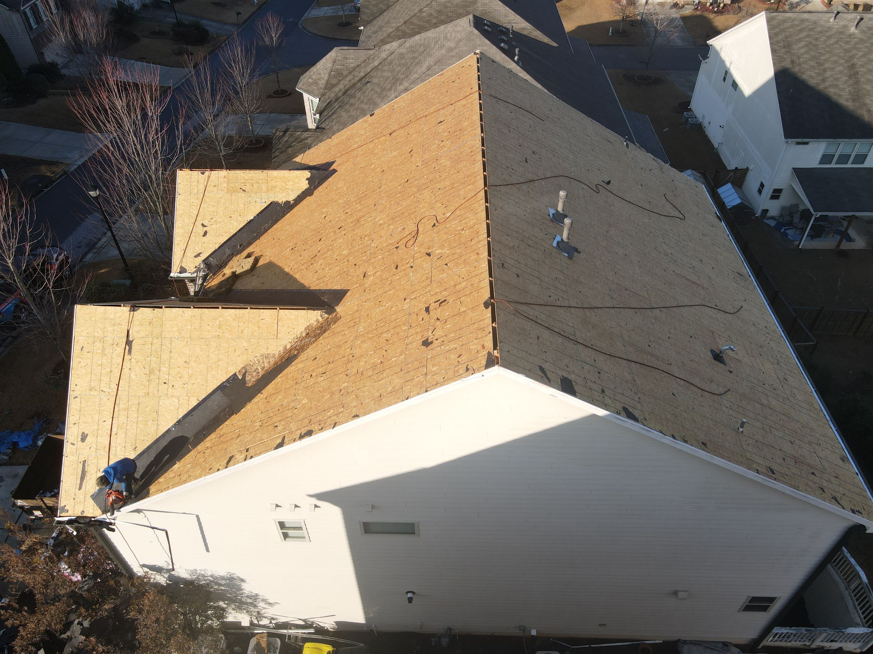 Residential Roofing Installation using Owens Corning by Inspector Roofing and Restoration