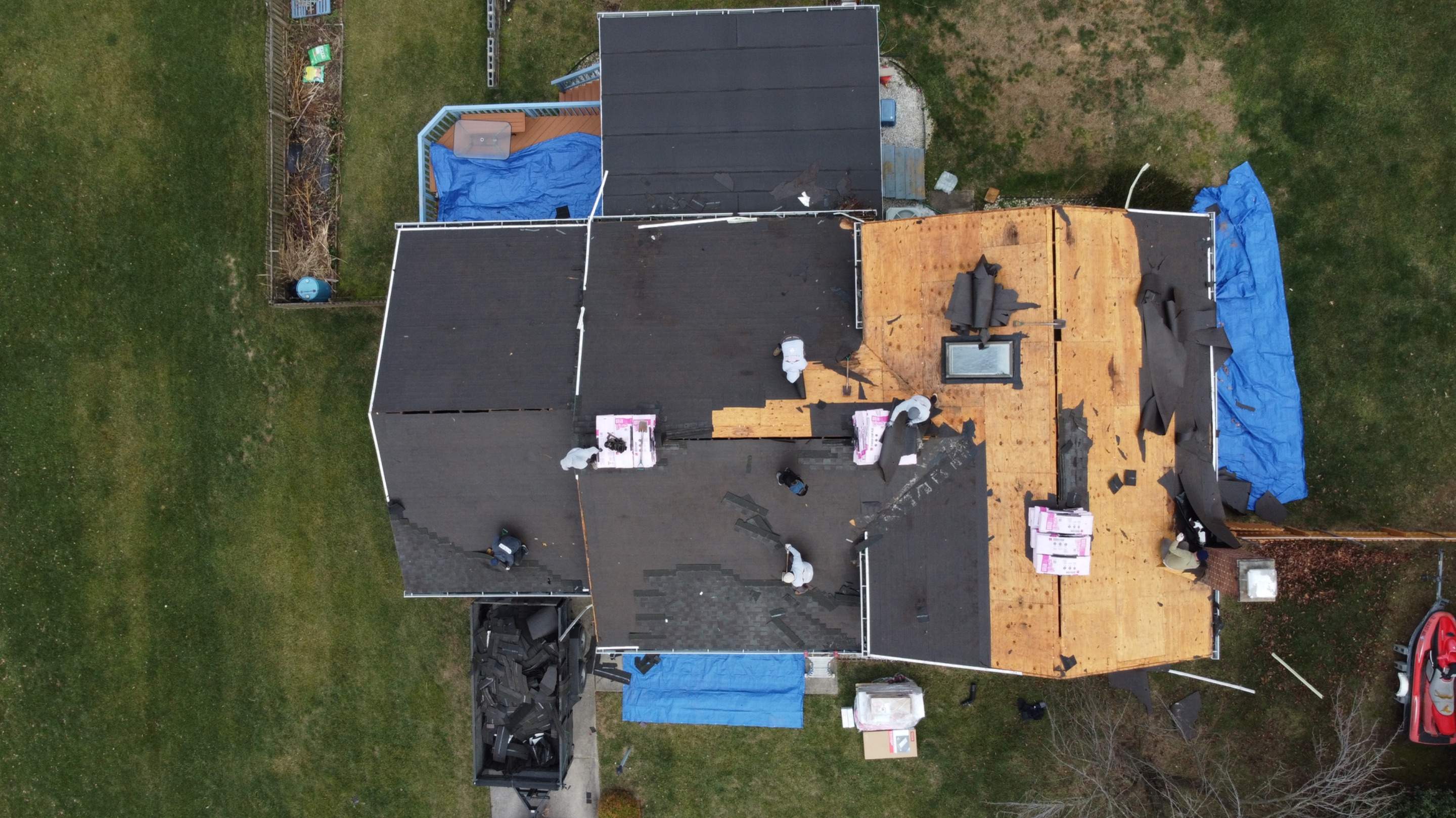 Residential Roofing Installation using Owens Corning TruDefinition Duration by Matter Construction, LLC